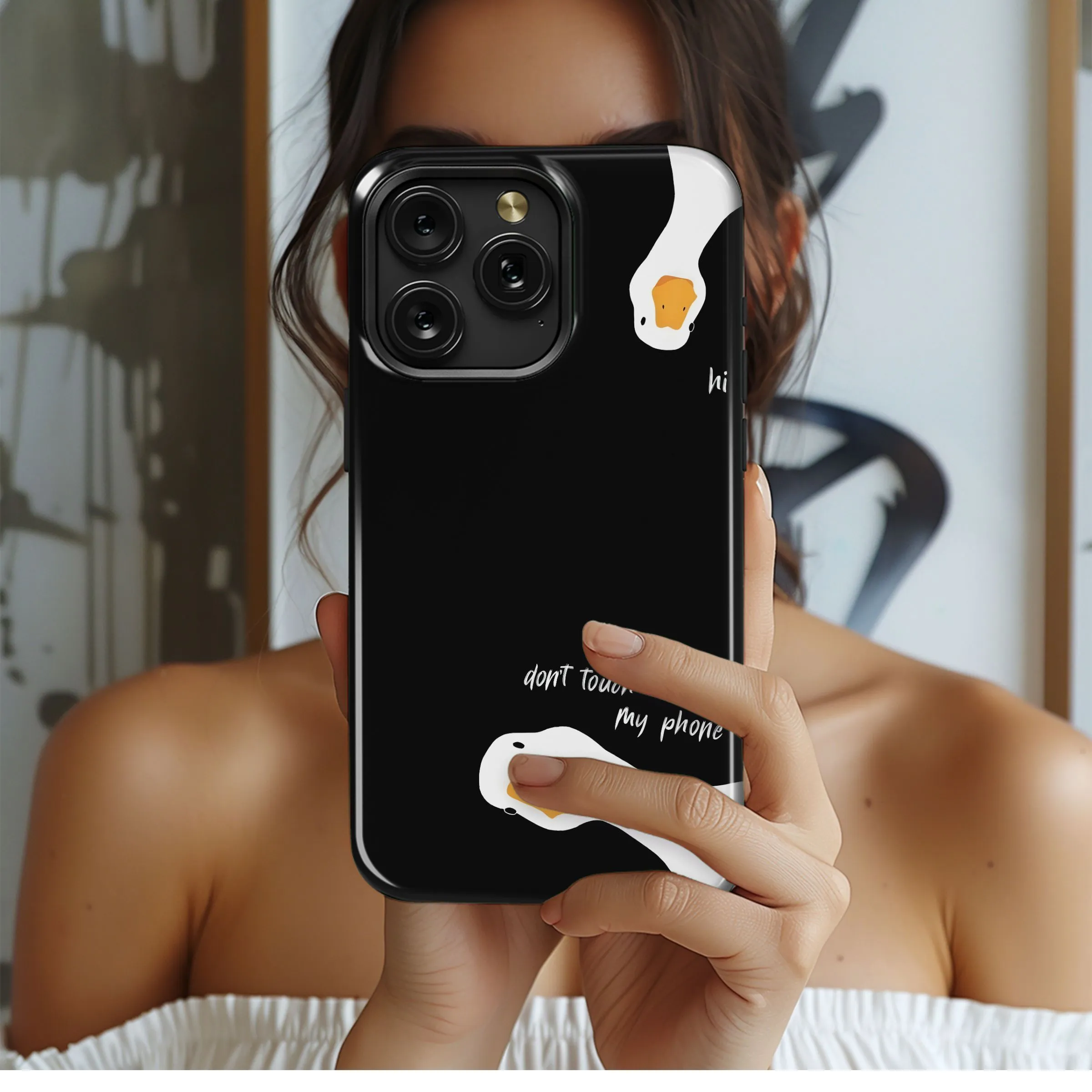 Goose Says Hi!
 Phone Case iPhone Samsung Cover Pixel 4740