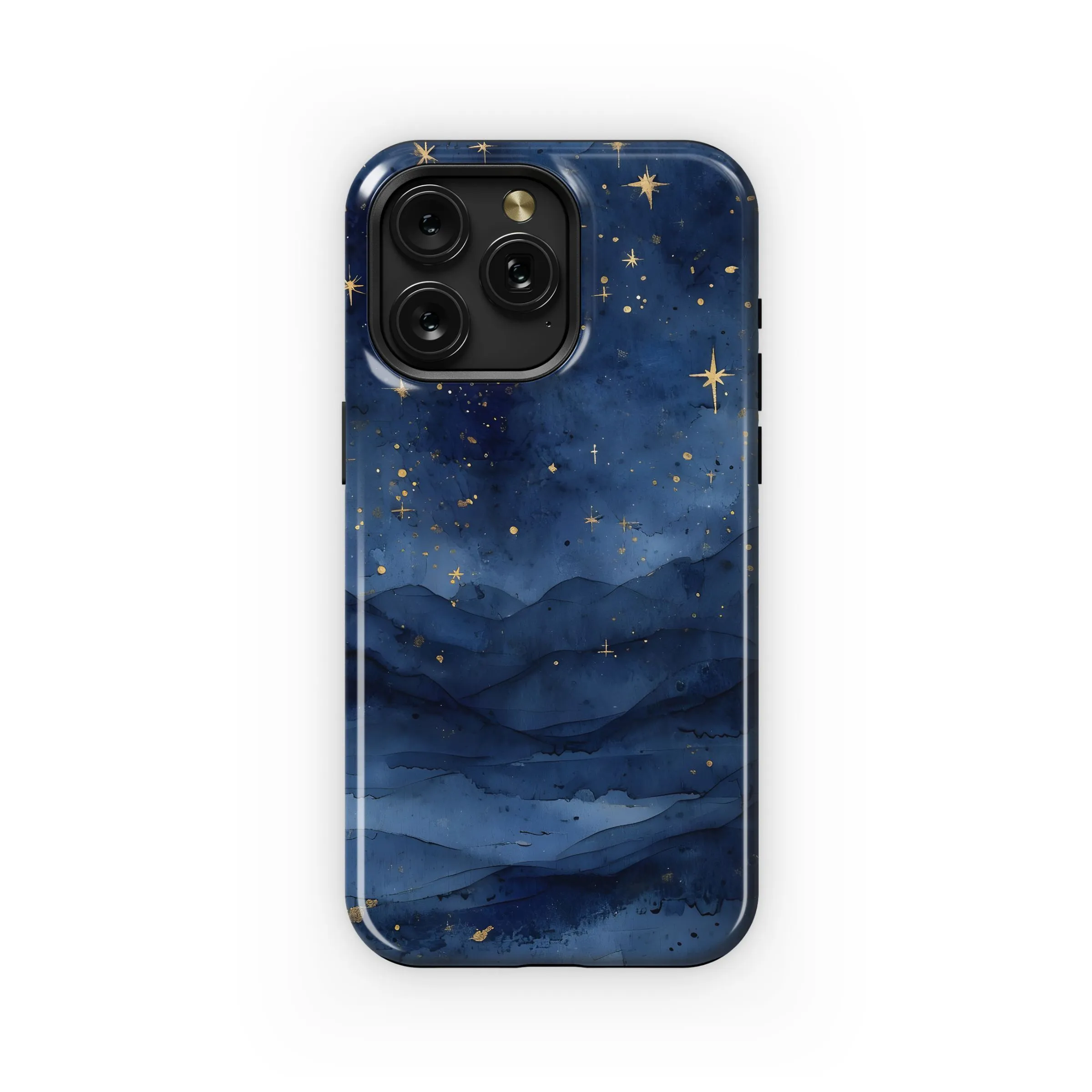 Indigo Sky, Golden Stars
 Phone Case iPhone Samsung Cover Pixel 5107