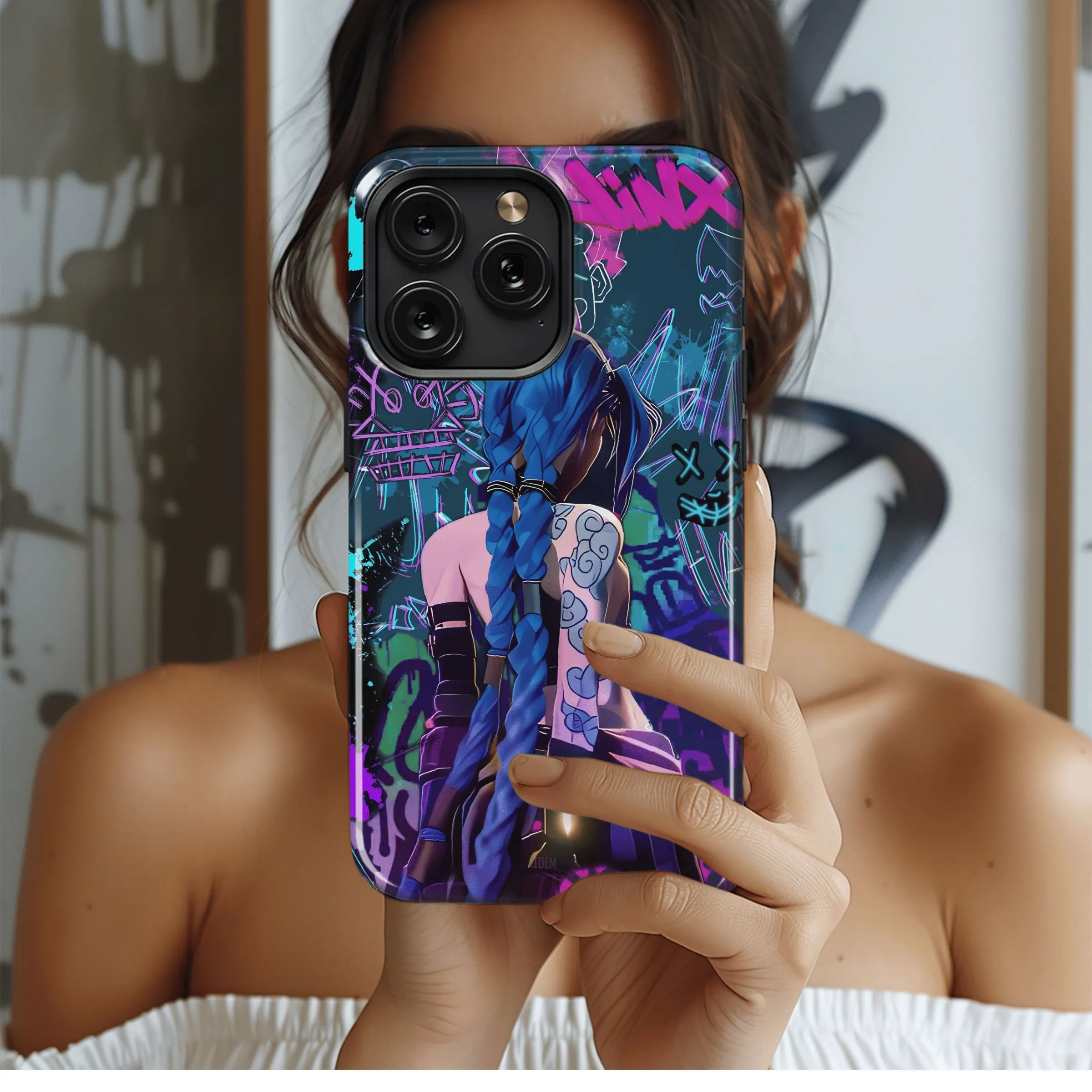 Jinx Graffiti Art
 Phone Case iPhone Samsung Cover Pixel 4445