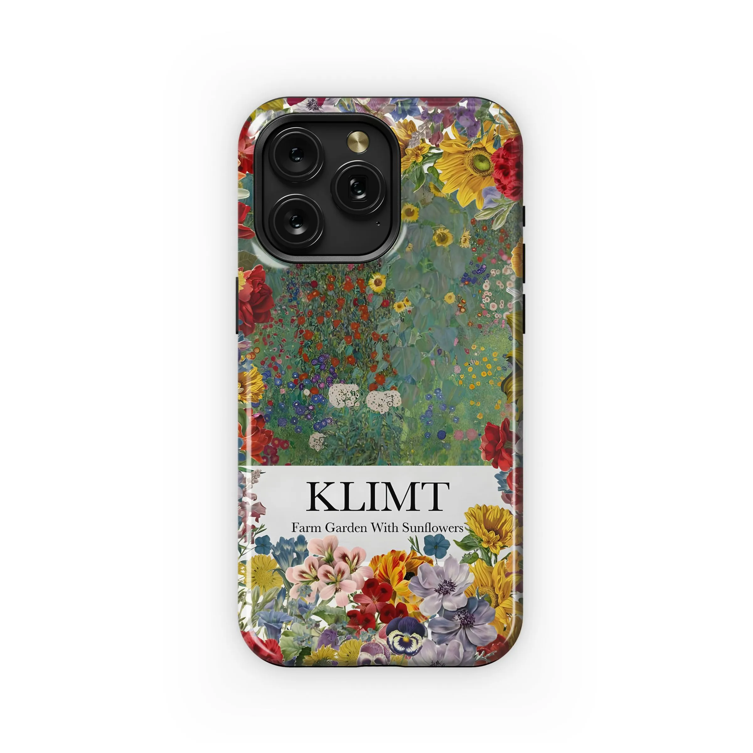 Klimt's Flower Garden Art
 Phone Case iPhone Samsung Cover Pixel 4997