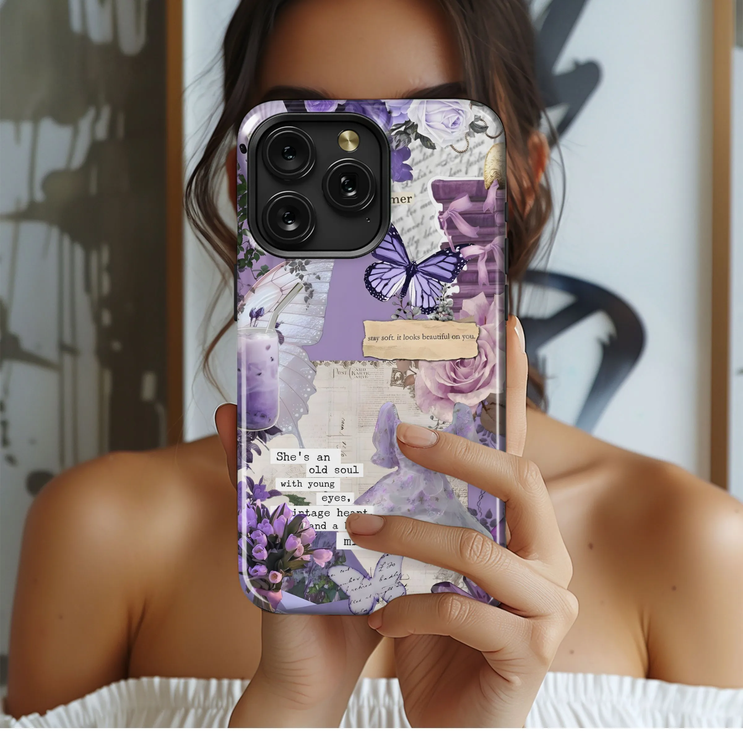Lavender Dreamland
 Phone Case iPhone Samsung Cover Pixel 4718