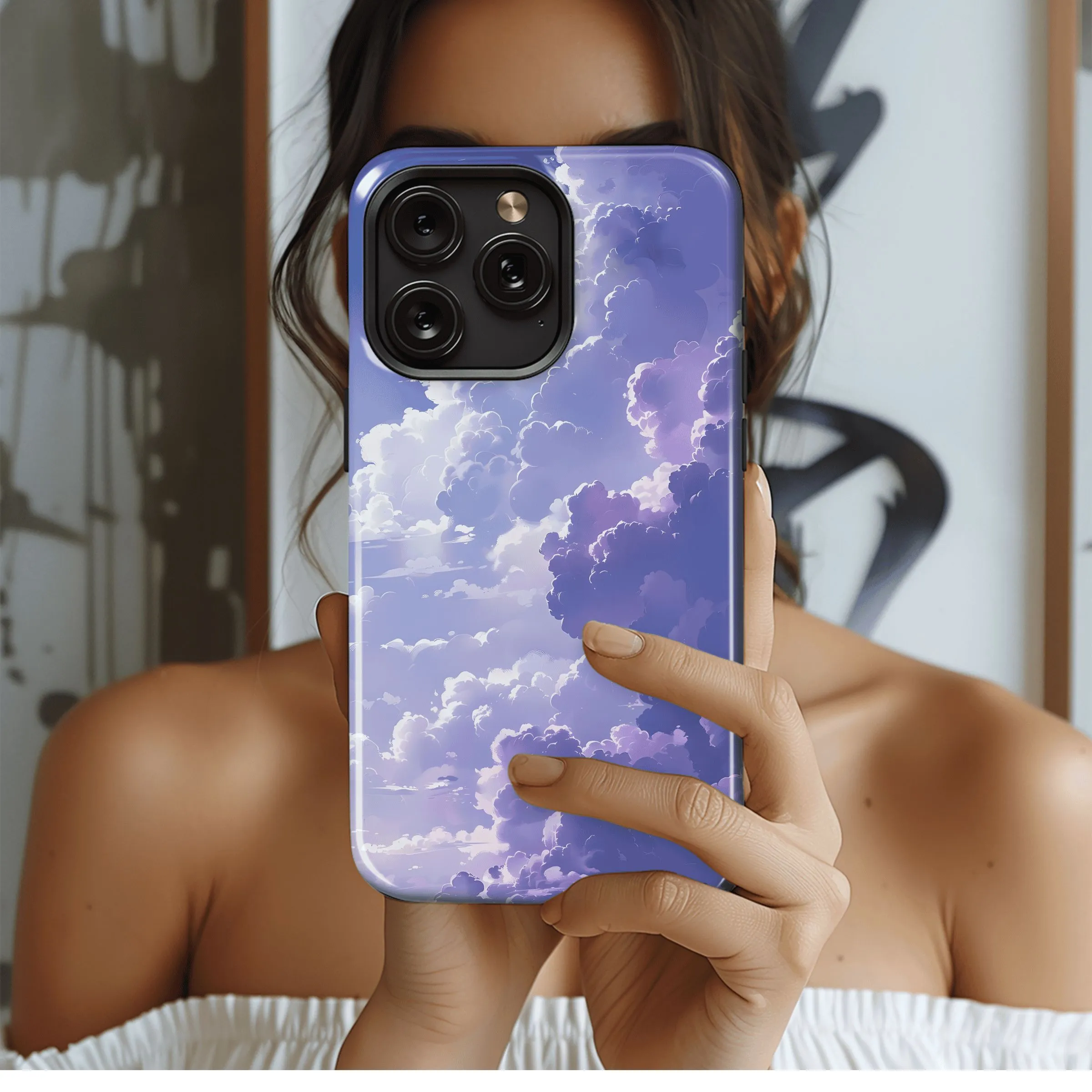 Lavender Sky Dreamscape
 Phone Case iPhone Samsung Cover Pixel 4487