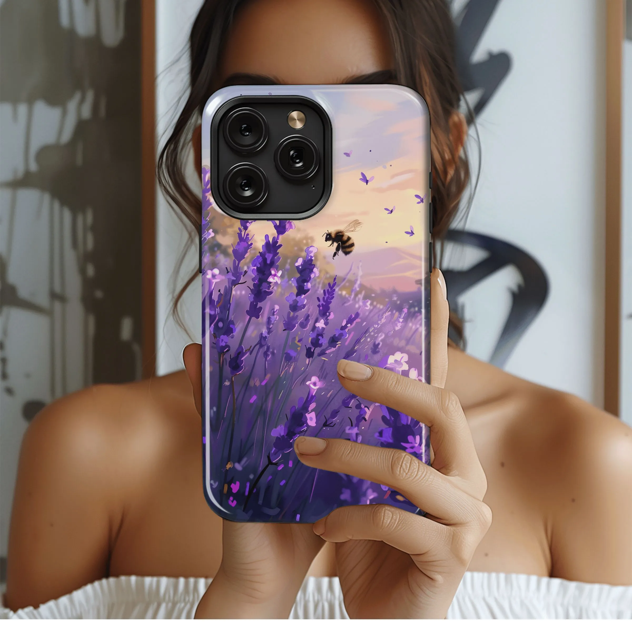 Lavender Sunset Dreams
 Phone Case iPhone Samsung Cover Pixel 4569