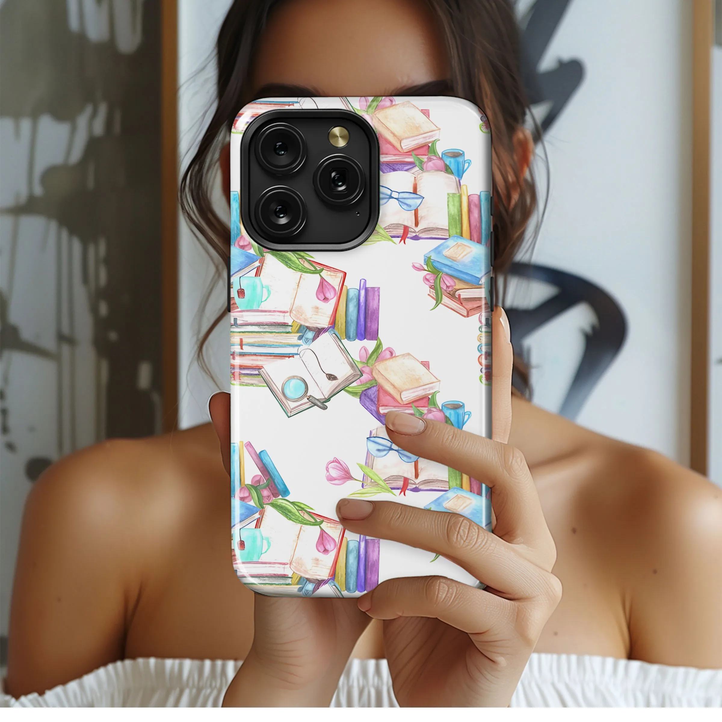 Literary Blooms
 Phone Case iPhone Samsung Cover Pixel 5221
