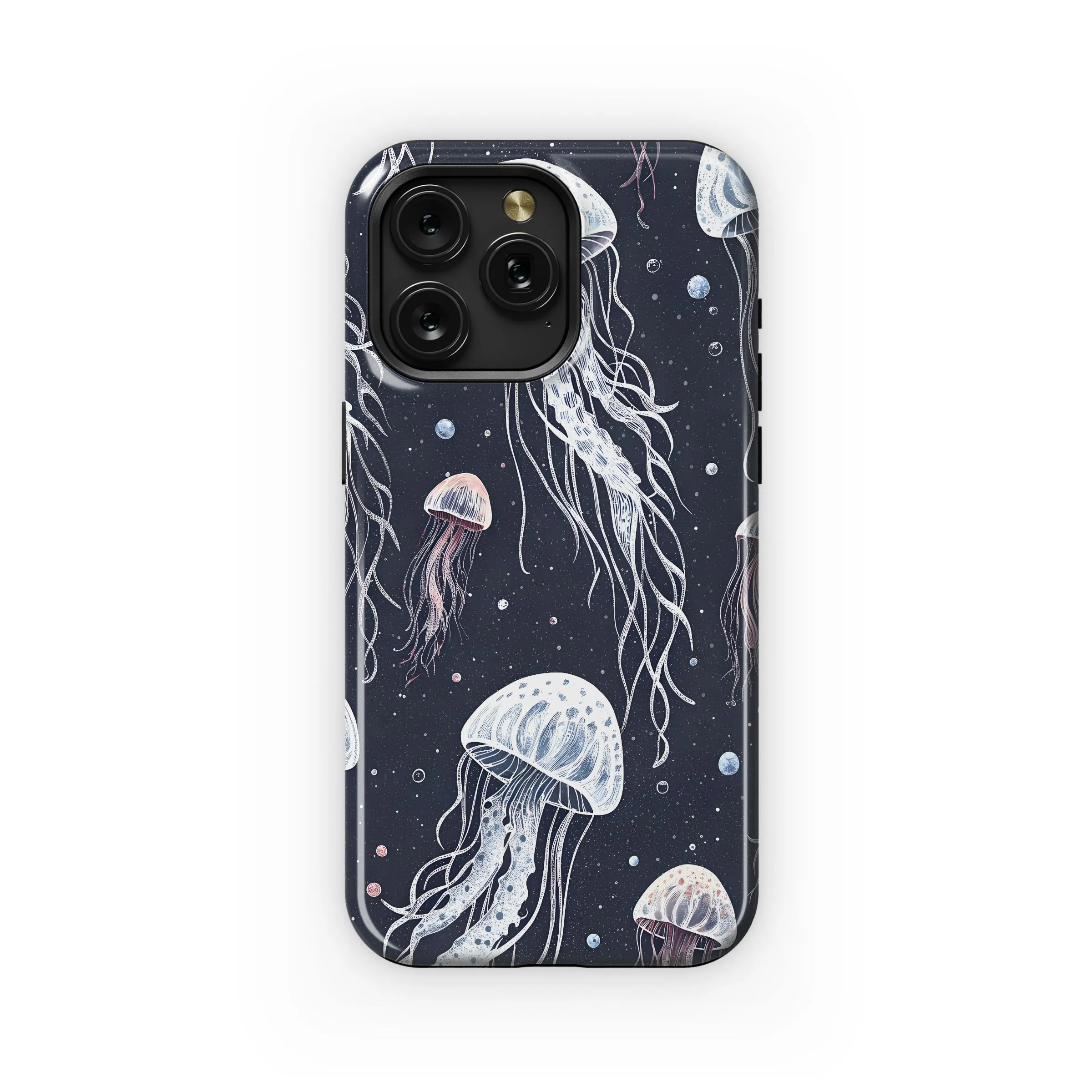 Luminous Cosmic Sea Jellyfish Phone Case iPhone Samsung Cover Pixel 5340