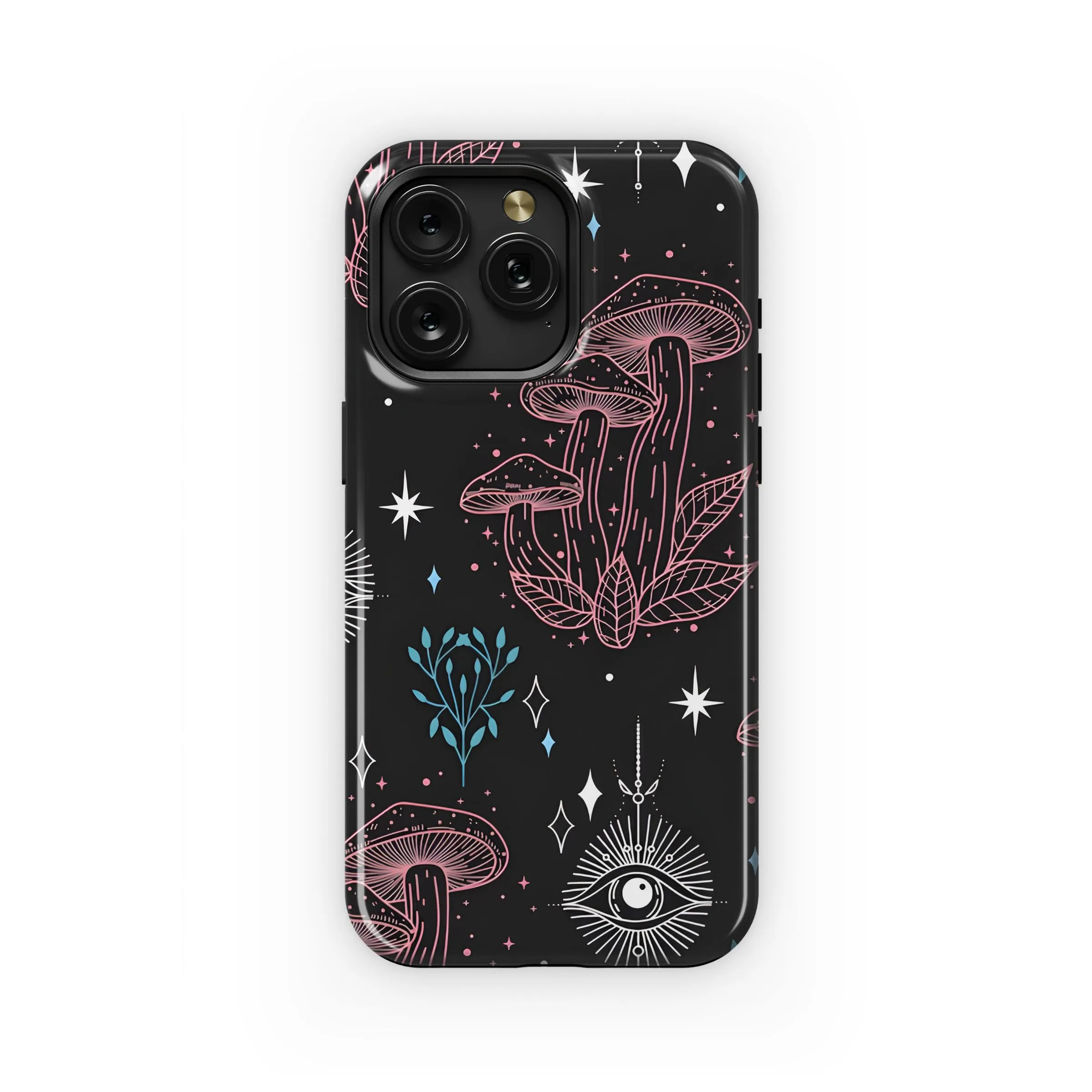 Magical Mushroom Celestial Eye Design Phone Case iPhone Samsung Cover Pixel 5306