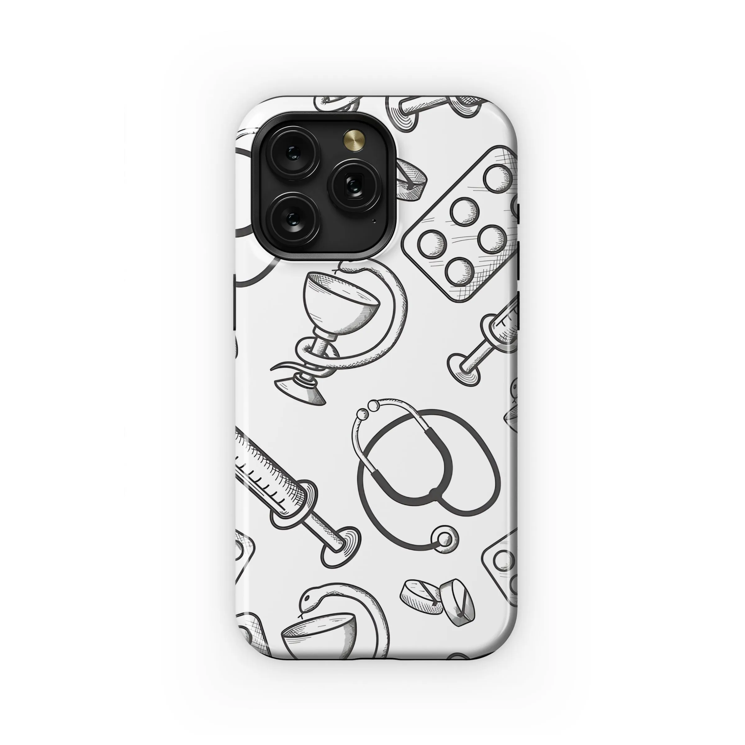 Medical Sketch Art Phone Case iPhone Samsung Cover Pixel 5184