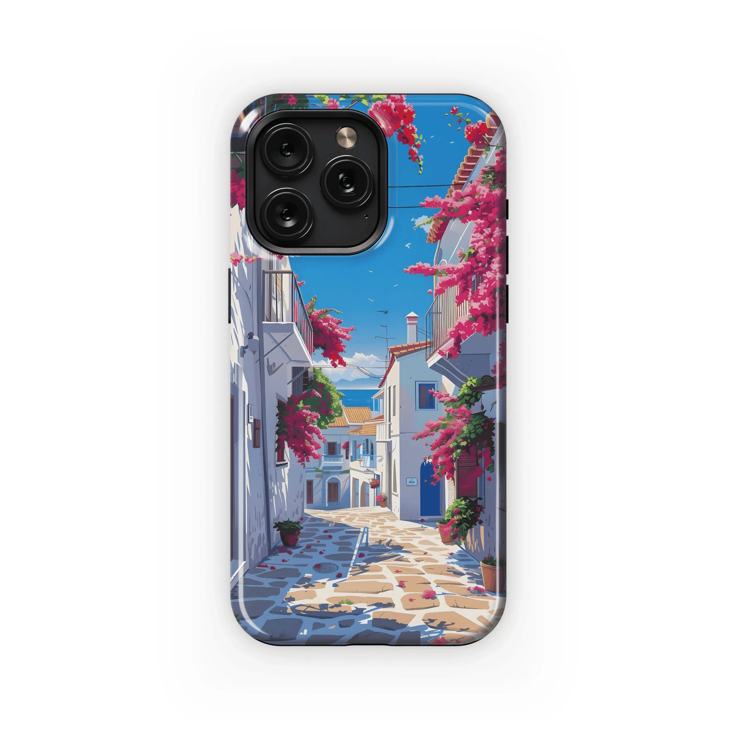 Mediterranean Street Bloom
 Phone Case iPhone Samsung Cover Pixel 4503