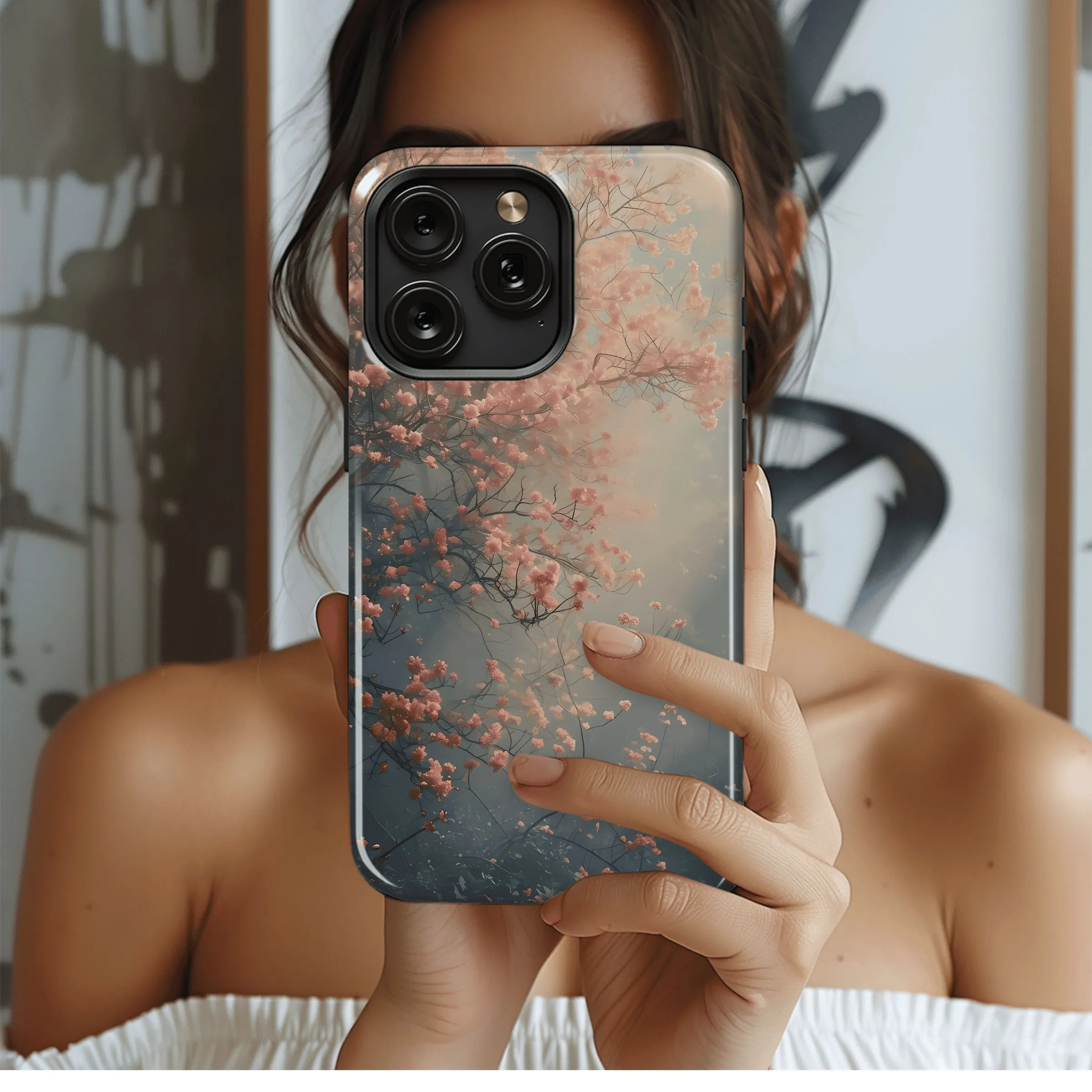 Misty Blossom Dream
 Phone Case iPhone Samsung Cover Pixel 4645