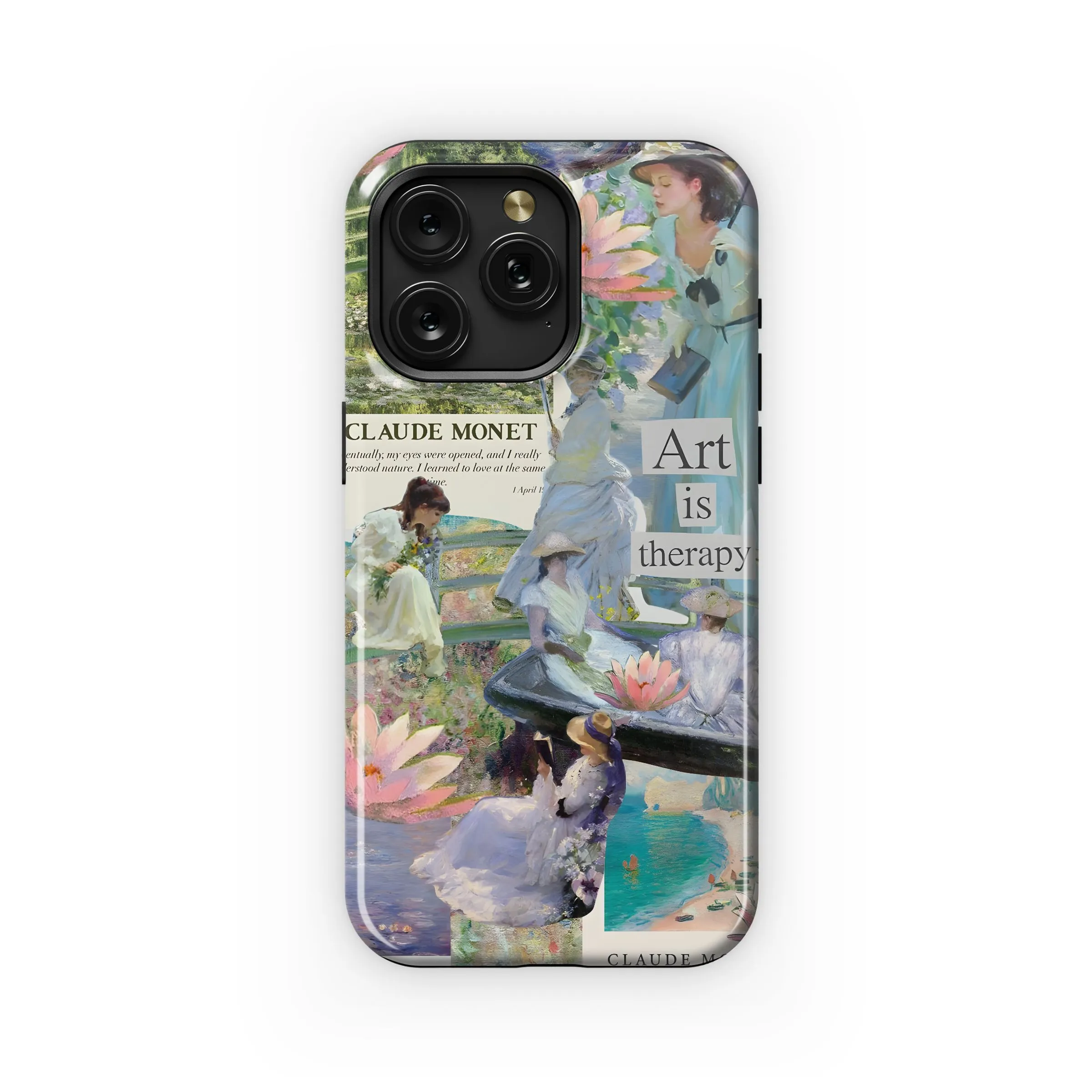 Monet's Garden Art Therapy Phone Case iPhone Samsung Cover Pixel 4990
