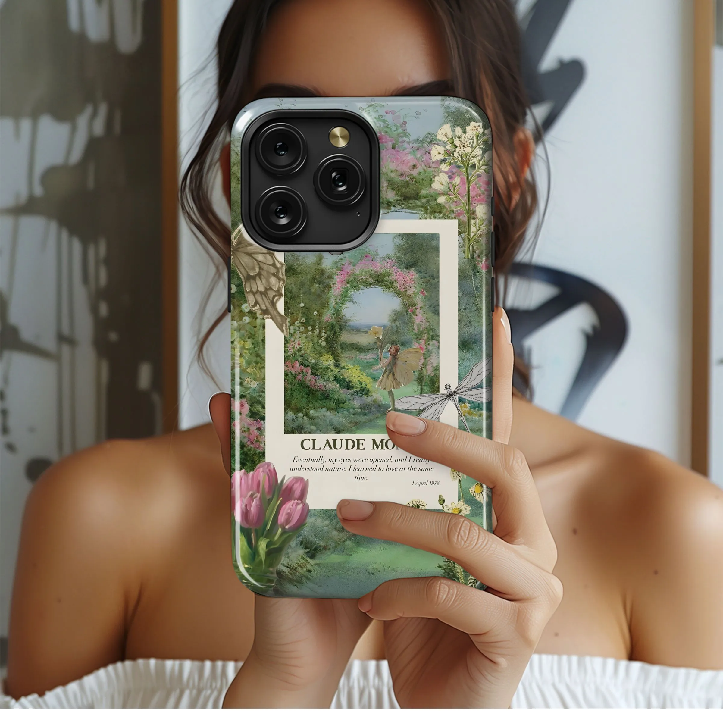 Monet's Garden Dreamscape Phone Case iPhone Samsung Cover Pixel 4985
