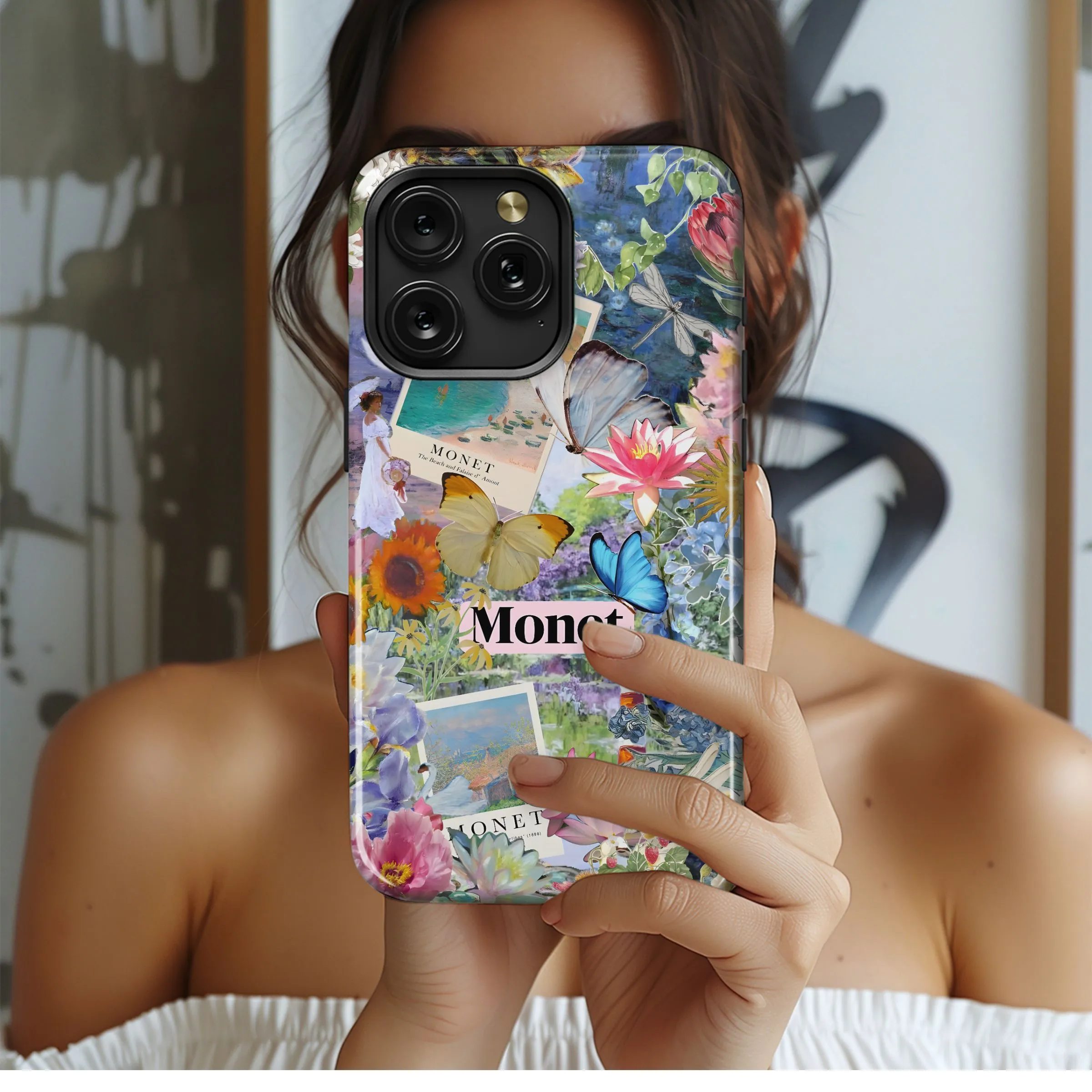 Monet's Garden Dreamscape Phone Case iPhone Samsung Cover Pixel 4989