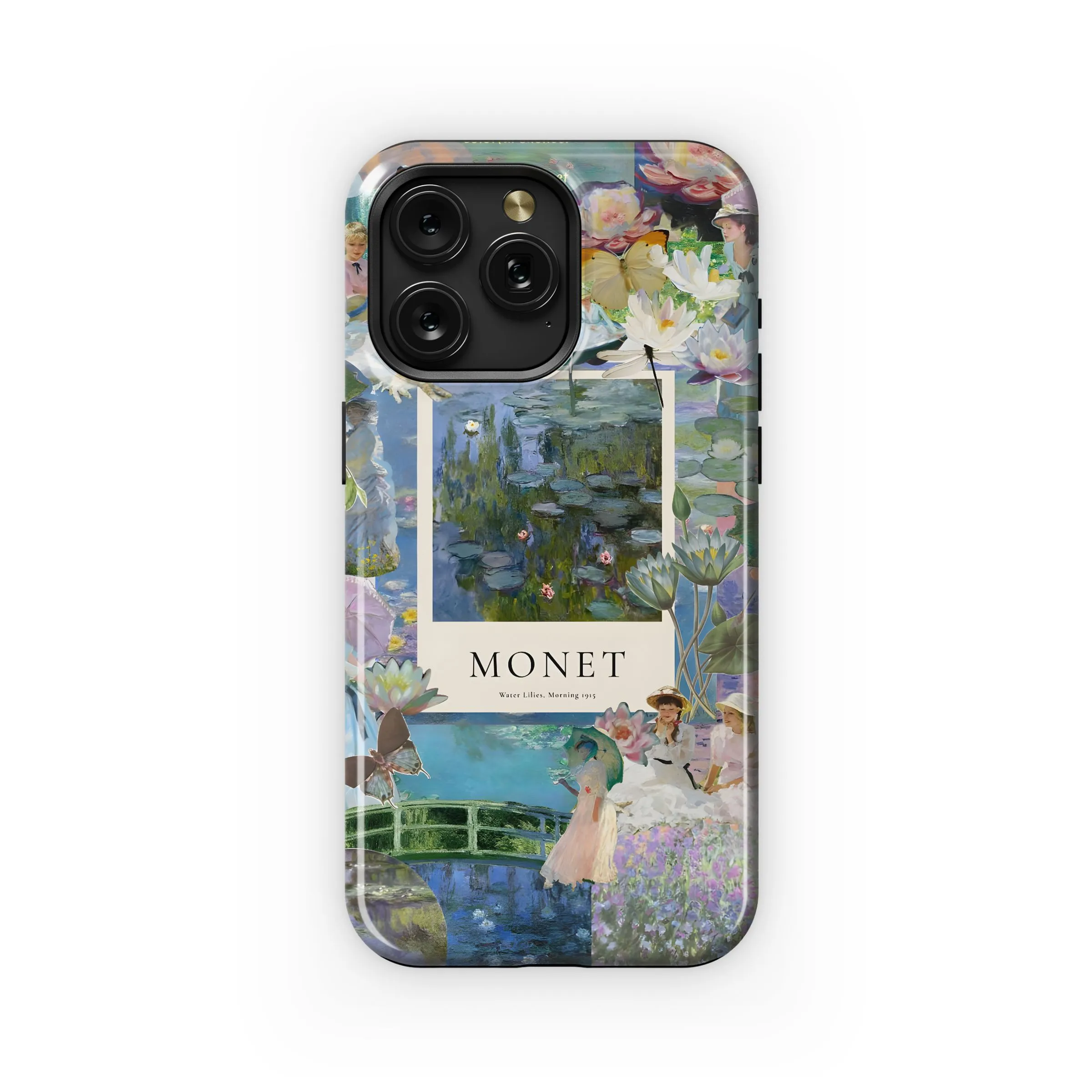 Monet's Water Lilies Collage Phone Case iPhone Samsung Cover Pixel 4994