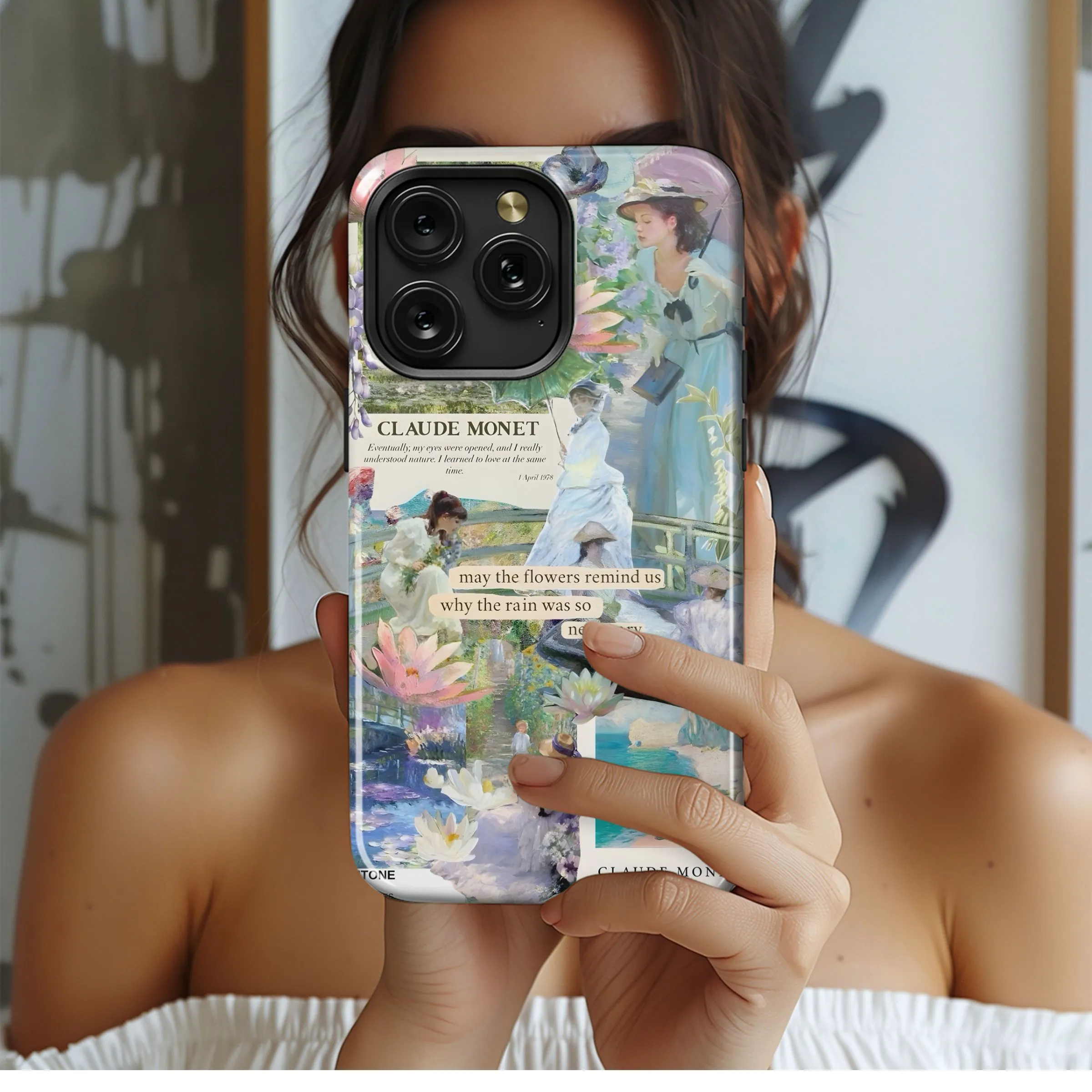 Monet's Water Lilies Dreamscape Phone Case iPhone Samsung Cover Pixel 4991