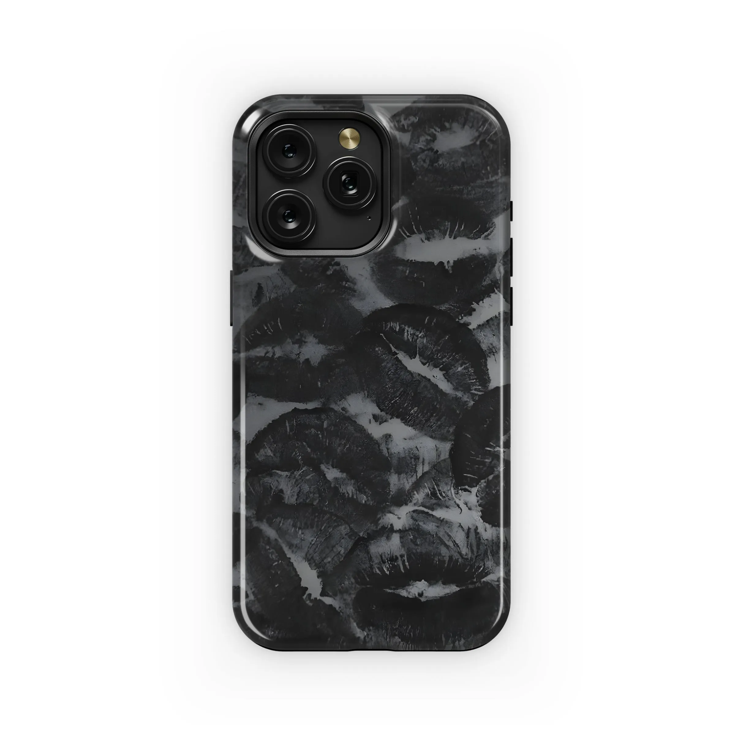 Monochrome Kiss Marks Phone Case iPhone Samsung Cover Pixel 4827