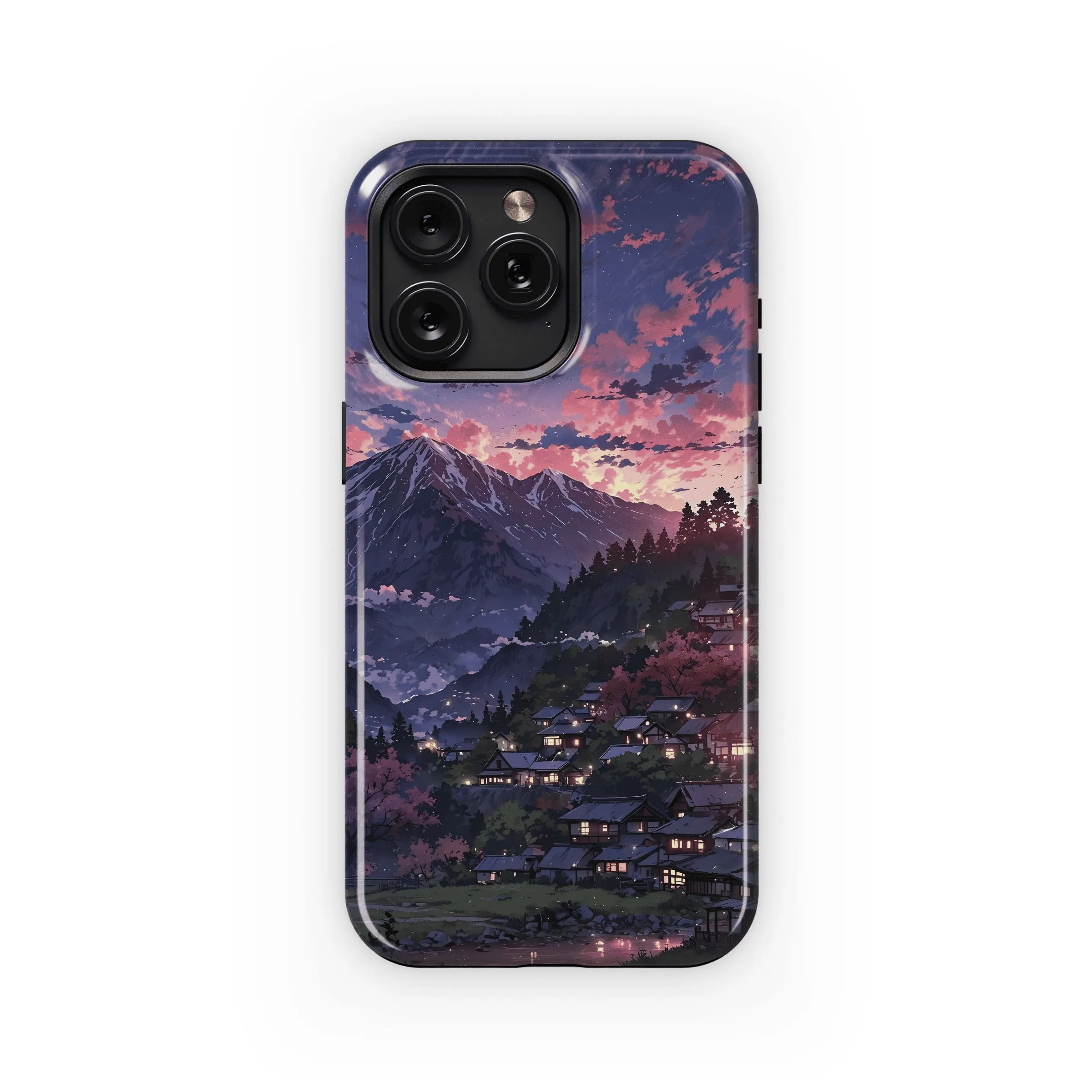 Mountain Village Sunset
 Phone Case iPhone Samsung Cover Pixel 4513