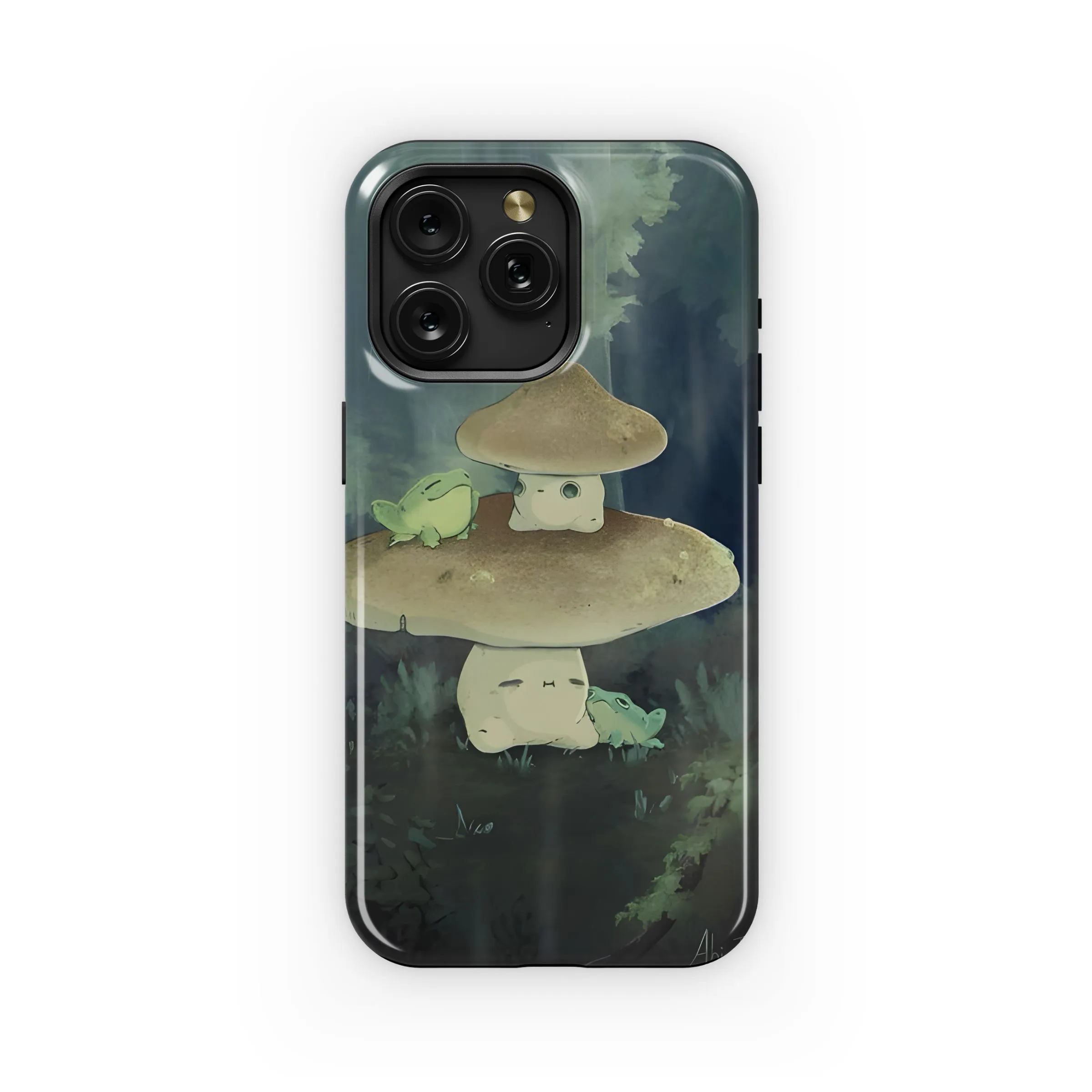 Mushroom Frogs Forest Fantasy. Phone Case iPhone Samsung Cover Pixel 4833