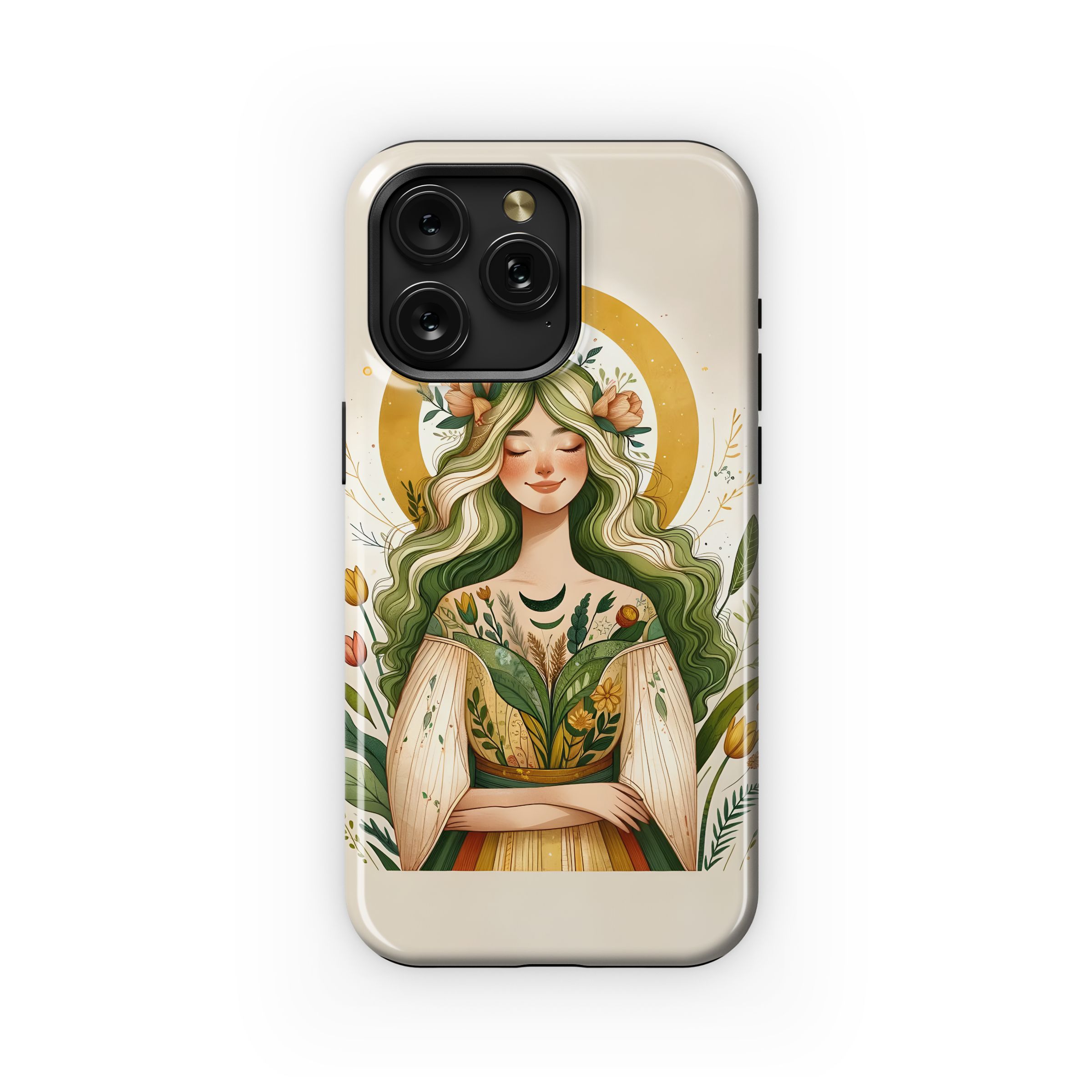 Nature's Embrace Design Phone Case iPhone Samsung Cover Pixel 5056