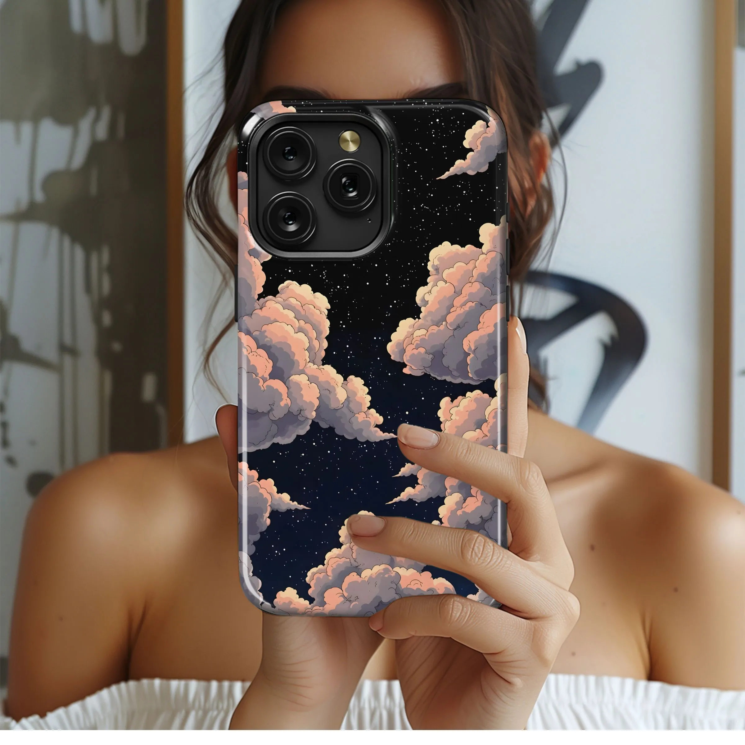 Night Sky Cloudscape
 Phone Case iPhone Samsung Cover Pixel 4766