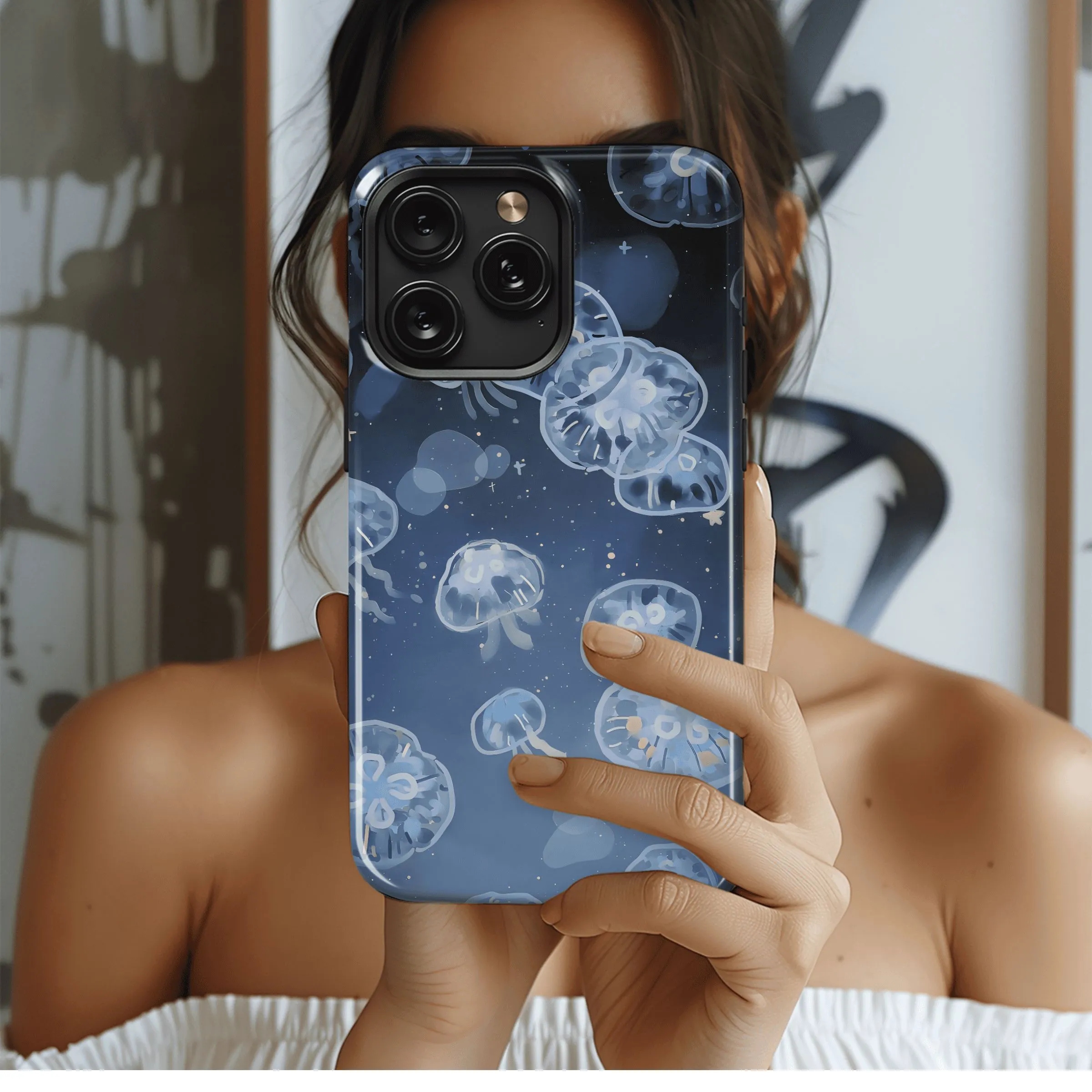 Ocean Jellyfish Dreams
 Phone Case iPhone Samsung Cover Pixel 4526