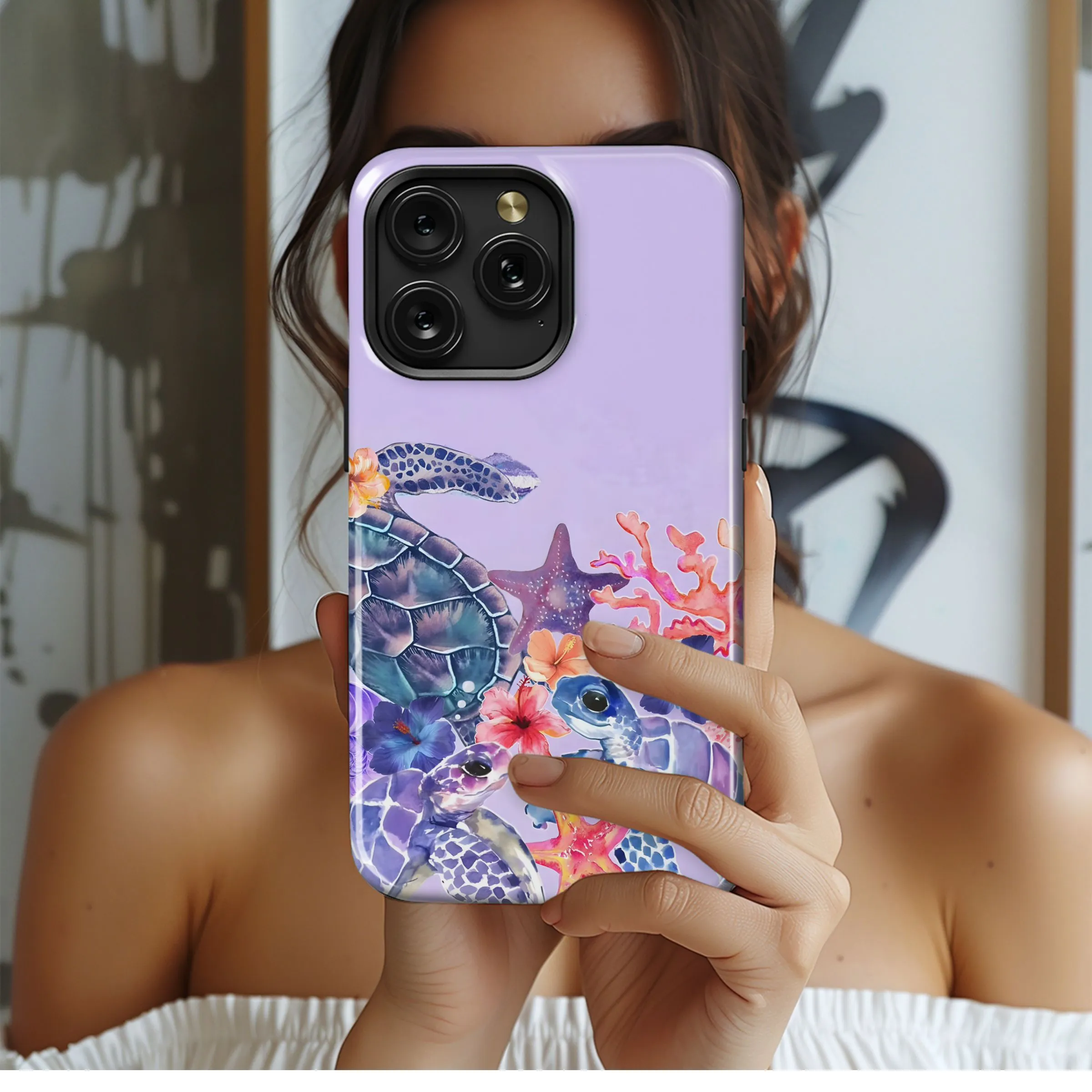 Ocean Turtle Paradise
 Phone Case iPhone Samsung Cover Pixel 5500