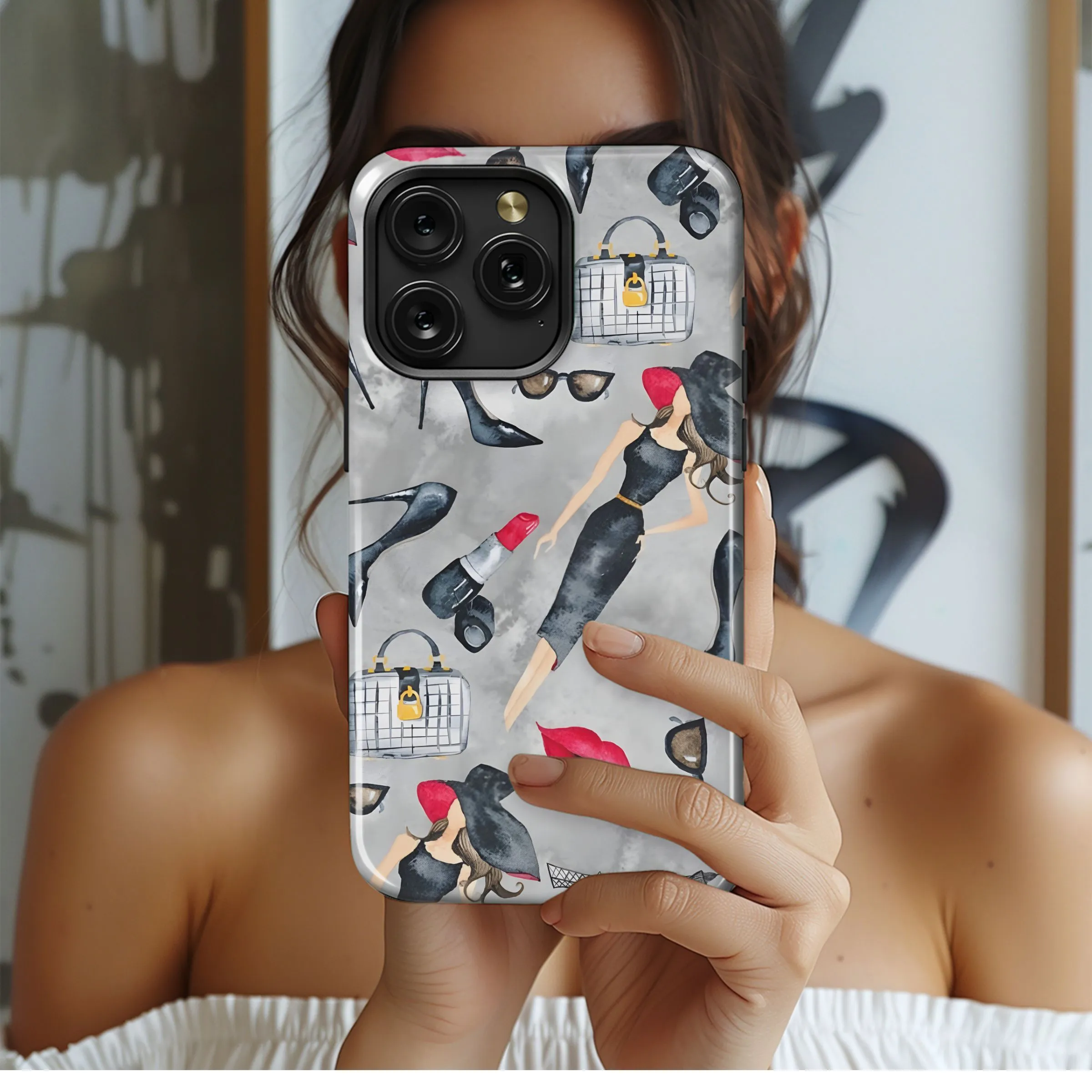 Parisian Chic Essentials Phone Case iPhone Samsung Cover Pixel 4802