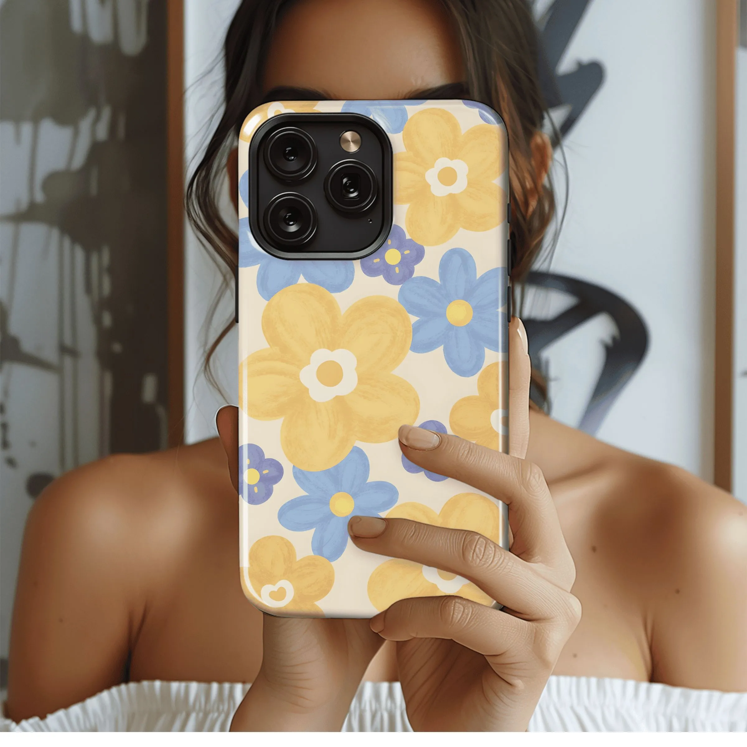 Pastel Daisy Bloom
 Phone Case iPhone Samsung Cover Pixel 4604