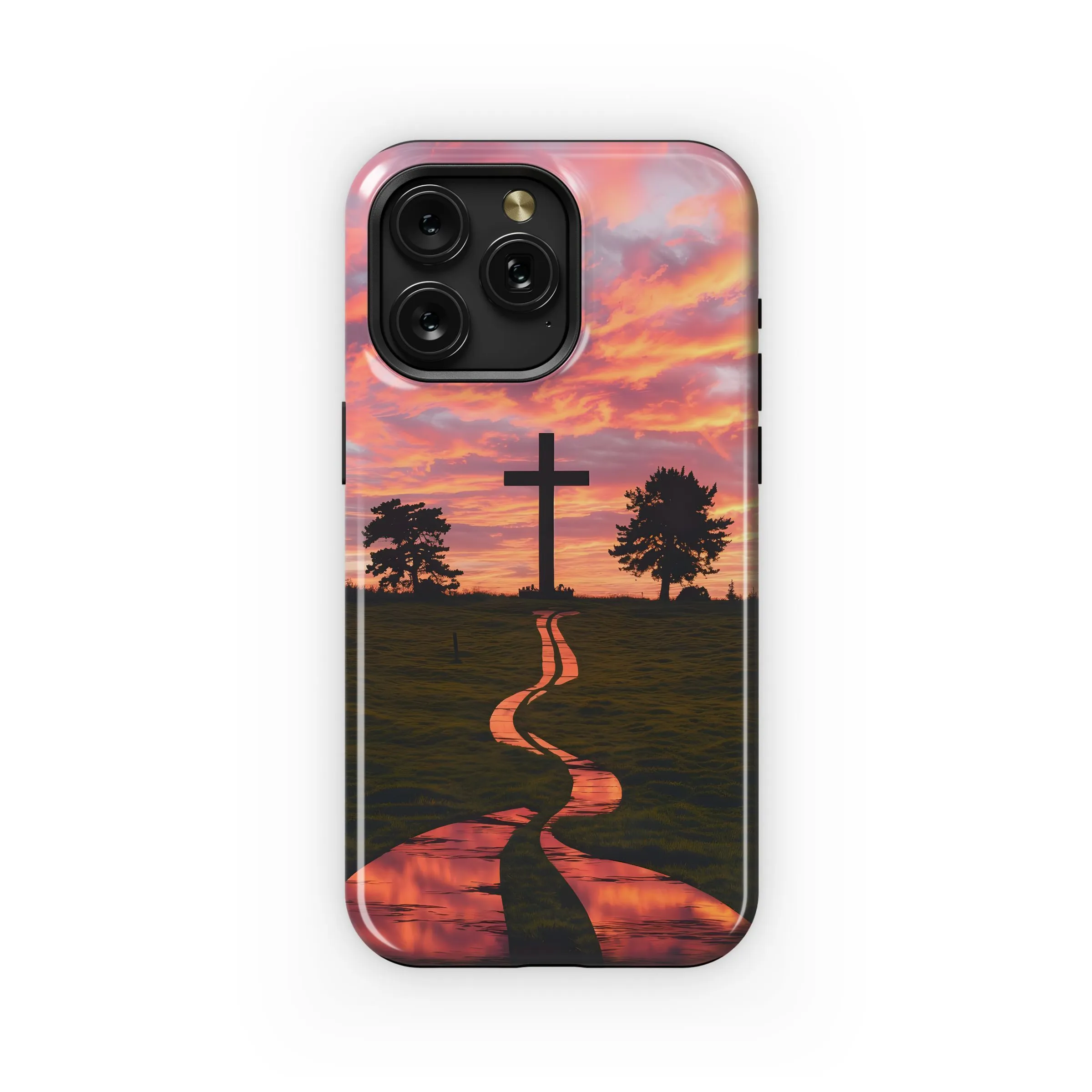 Path To Hope Sunset Scenery Phone Case iPhone Samsung Cover Pixel 5013