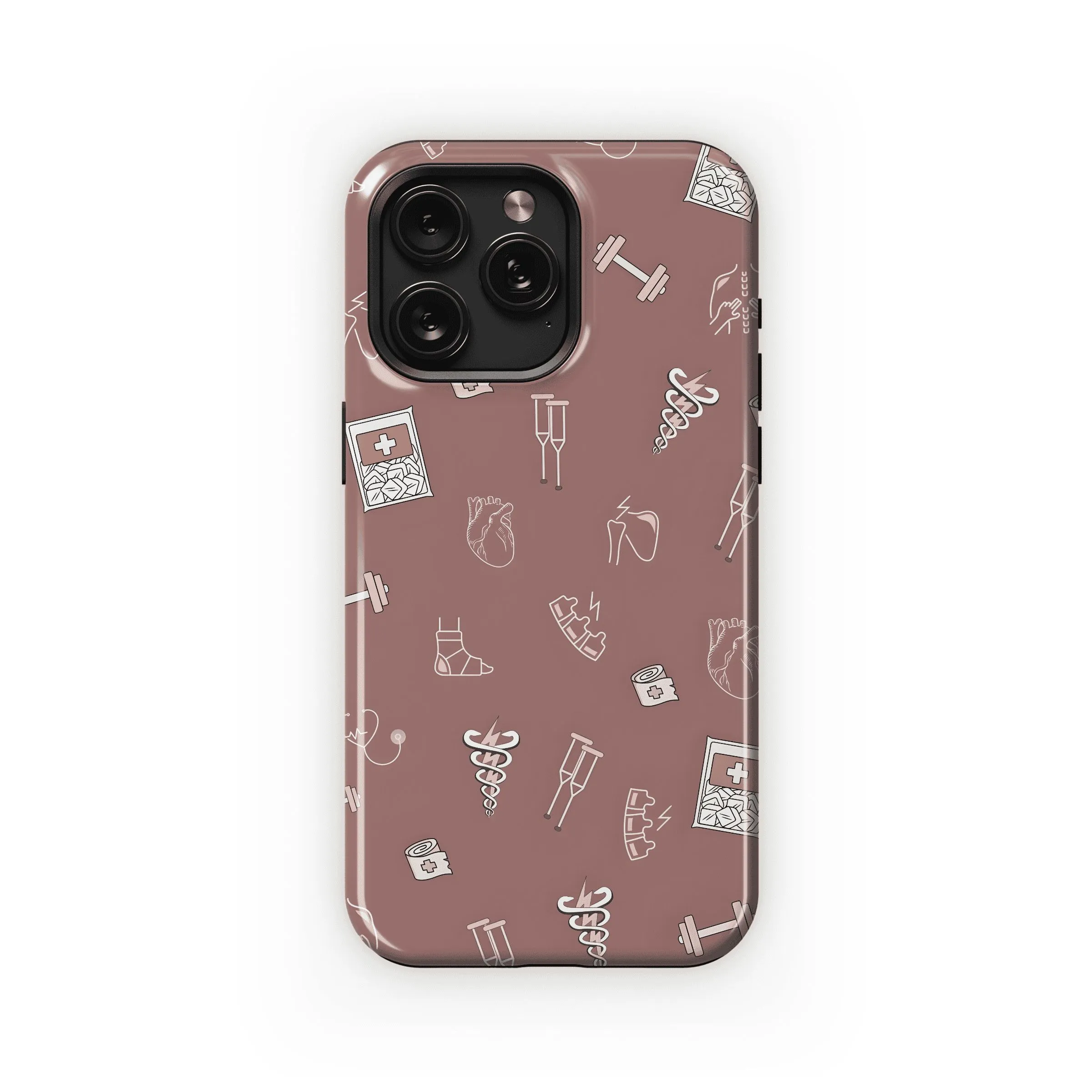 Physiotherapy Recovery Pattern Phone Case iPhone Samsung Cover Pixel 4438