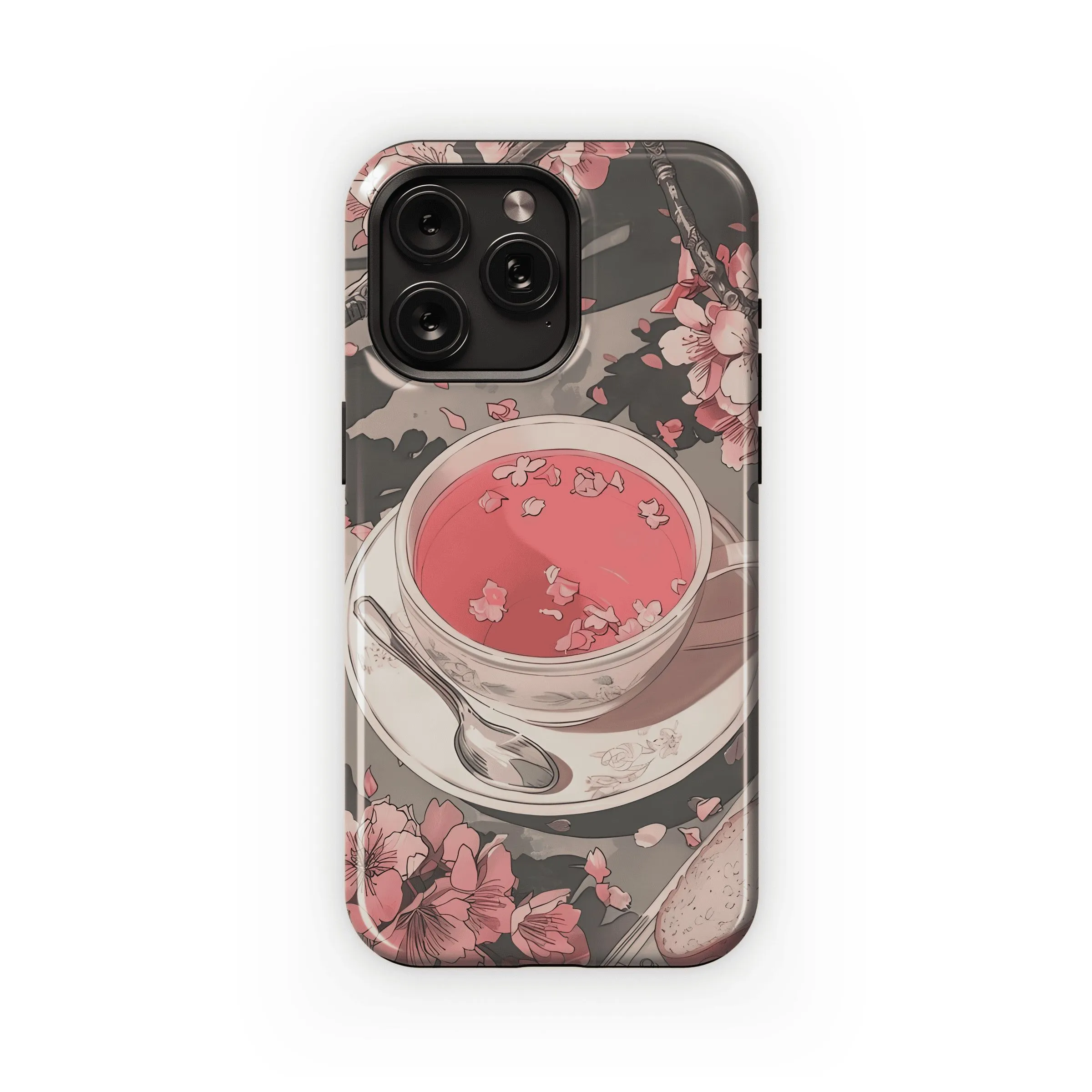 Pink Blossom Teacup
 Phone Case iPhone Samsung Cover Pixel 4496