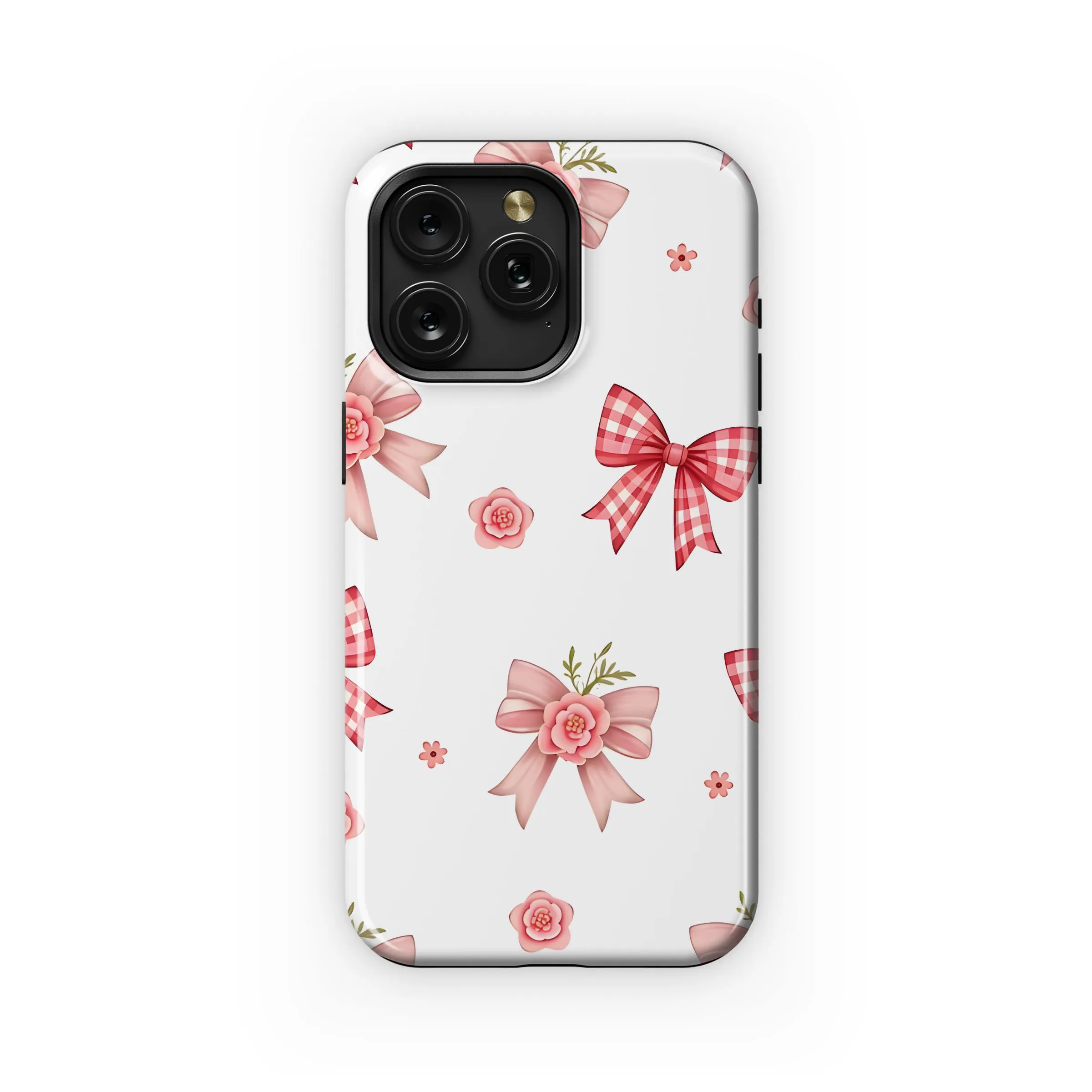 Pink Bows & Blooms Design Phone Case iPhone Samsung Cover Pixel 5135
