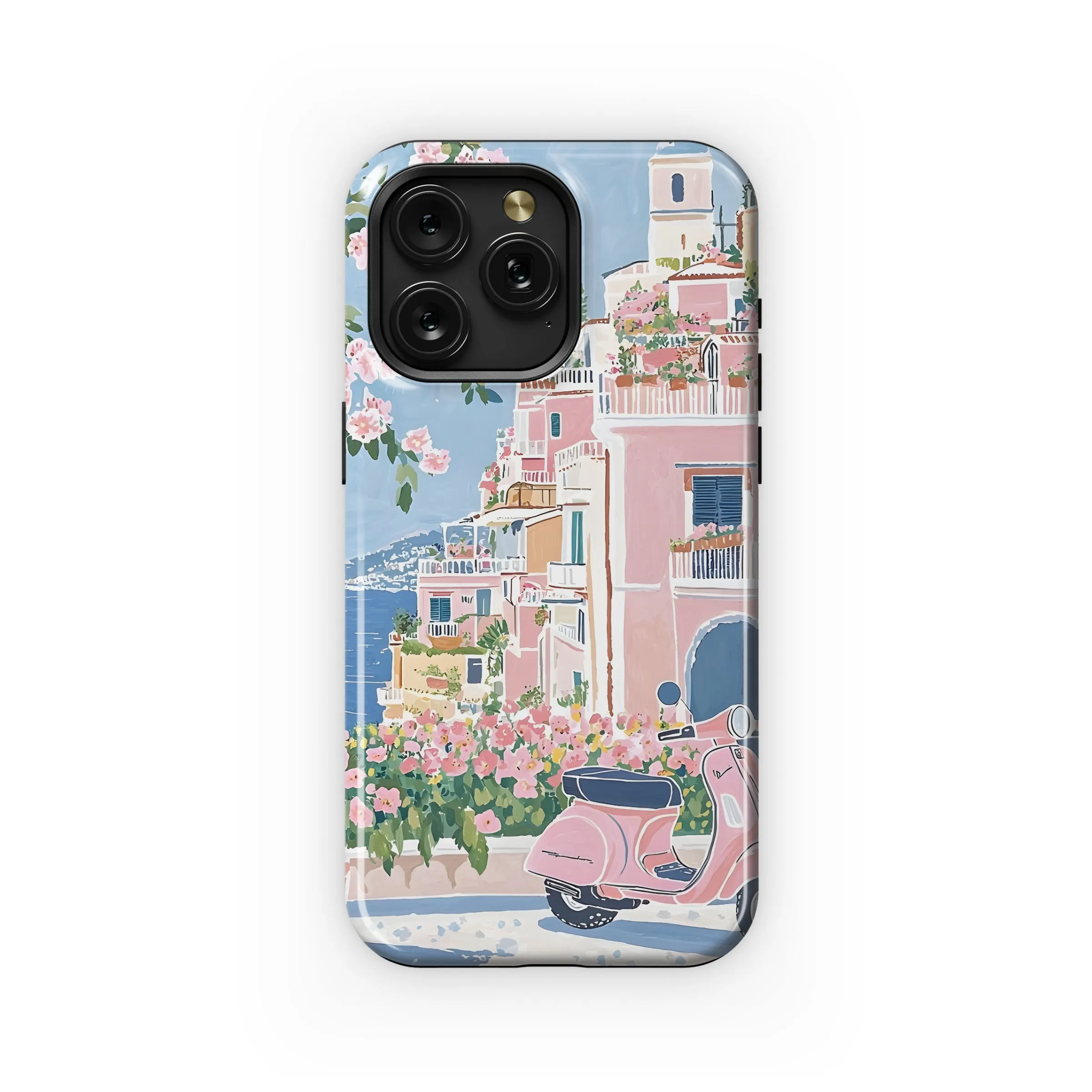 Pink Italian Summer Escape Phone Case iPhone Samsung Cover Pixel 4951