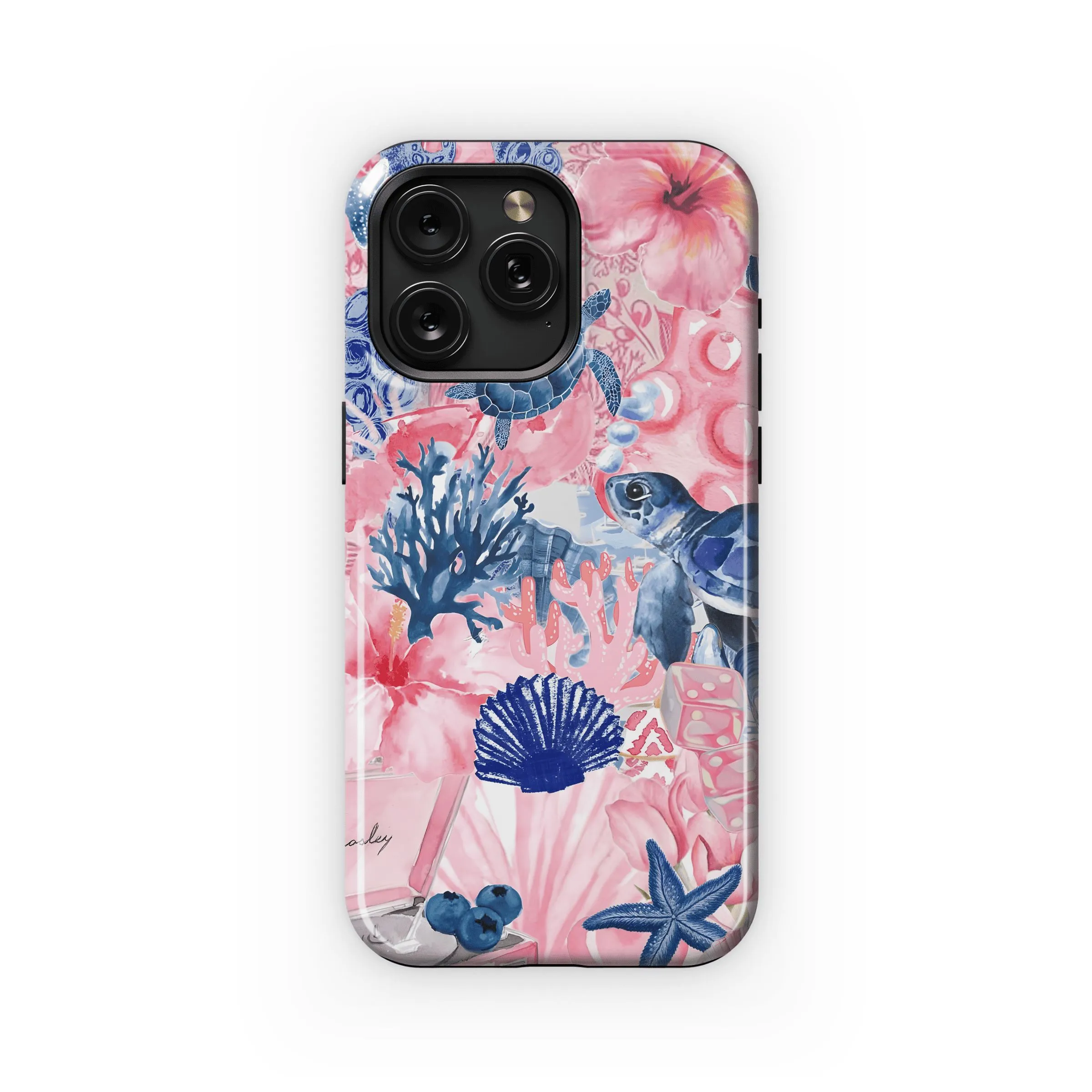 Pink Ocean Paradise
 Phone Case iPhone Samsung Cover Pixel 4581