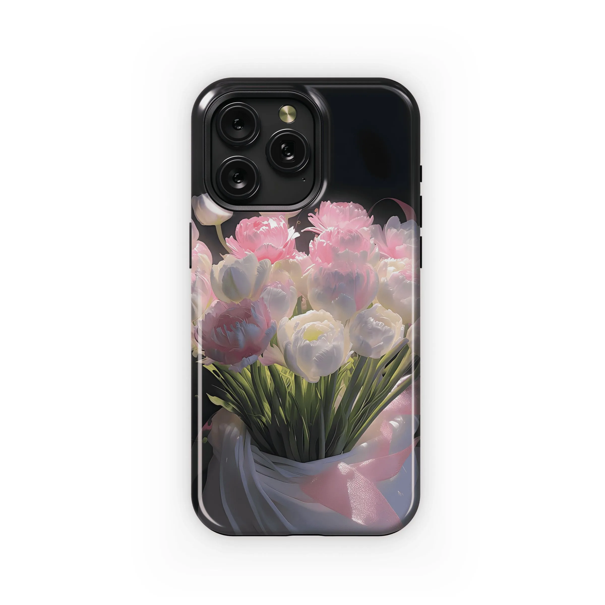 Pink Tulips Bouquet
 Phone Case iPhone Samsung Cover Pixel 4642