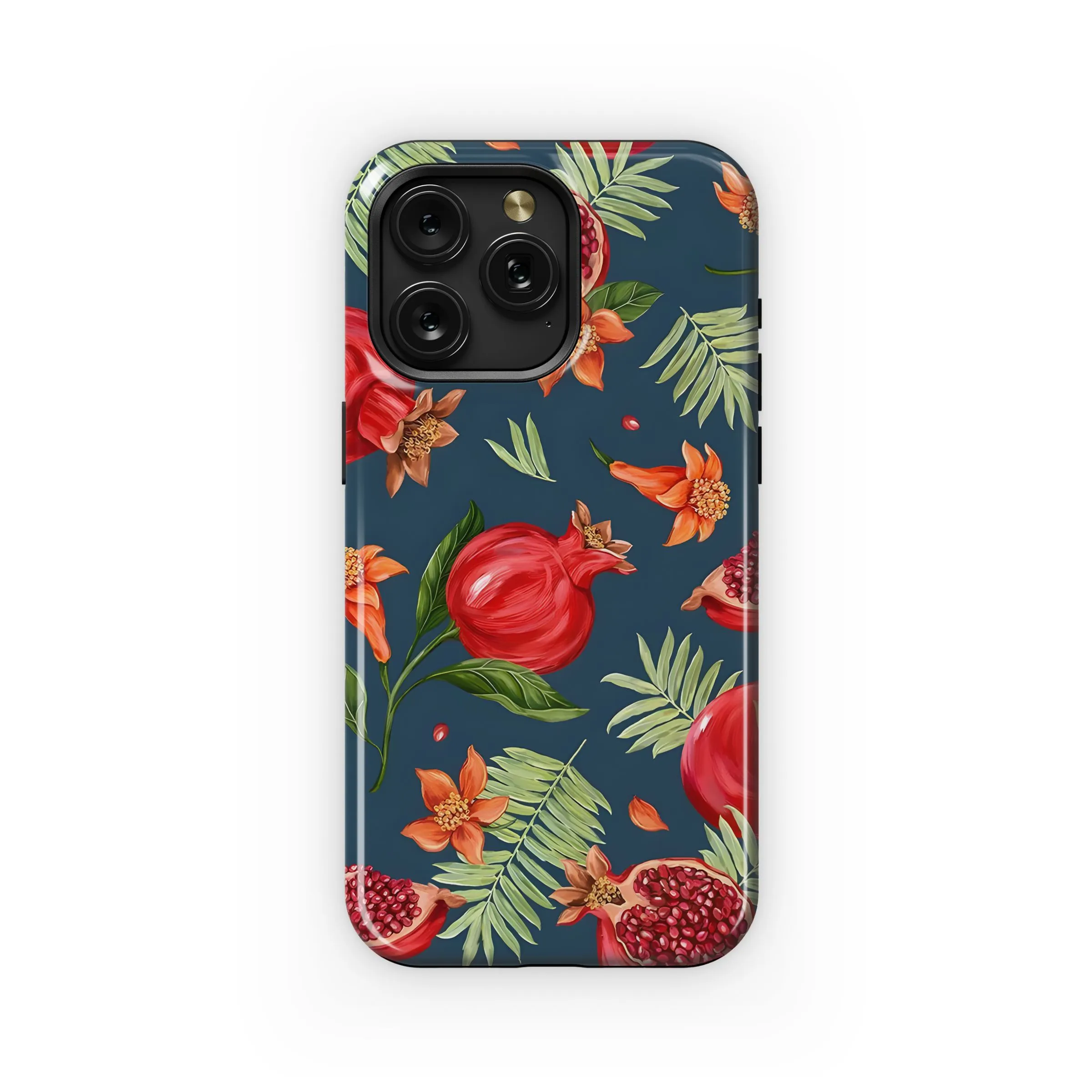 Pomegranate Garden Bloom Phone Case iPhone Samsung Cover Pixel 4922