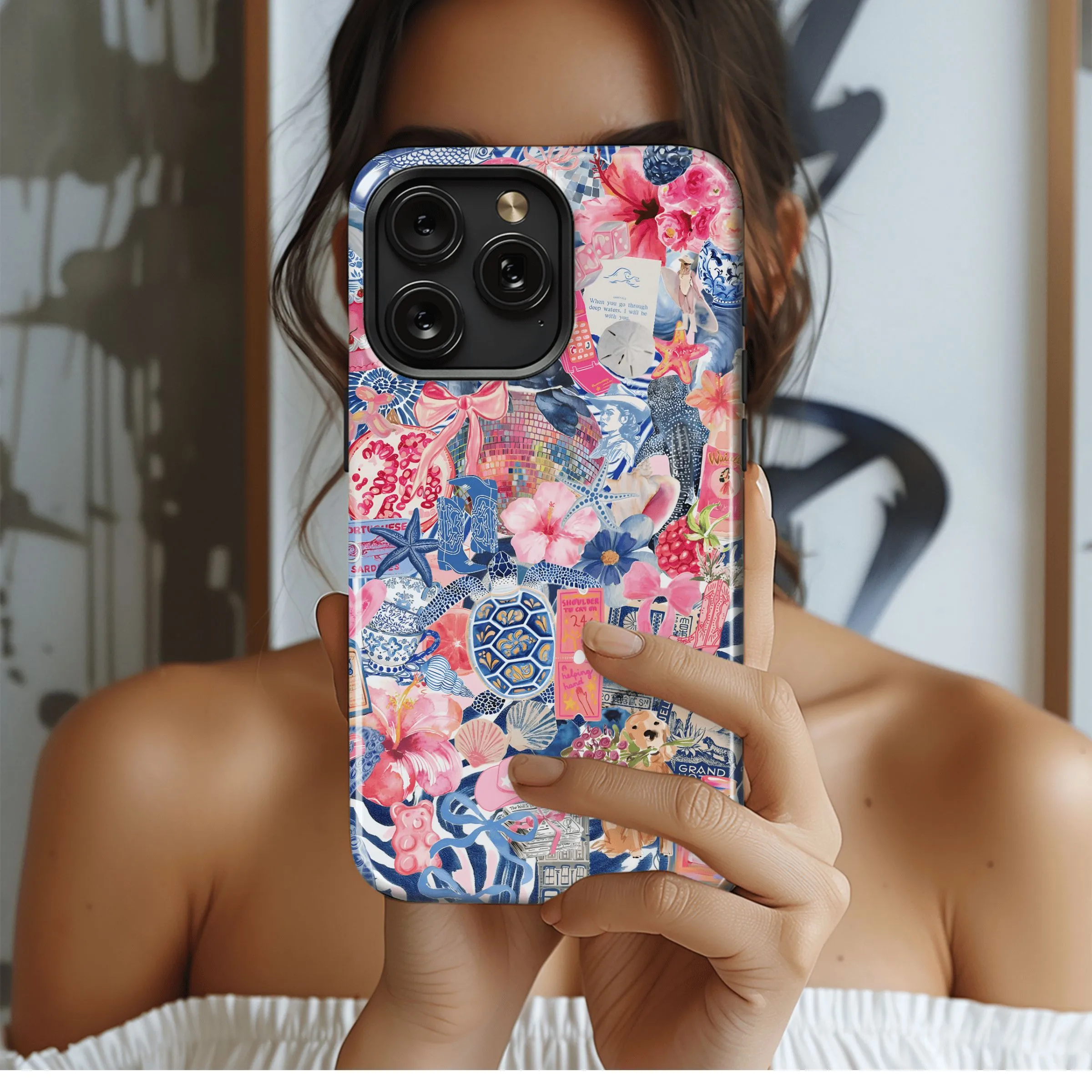 Pretty Collage Design
 Phone Case iPhone Samsung Cover Pixel 4582