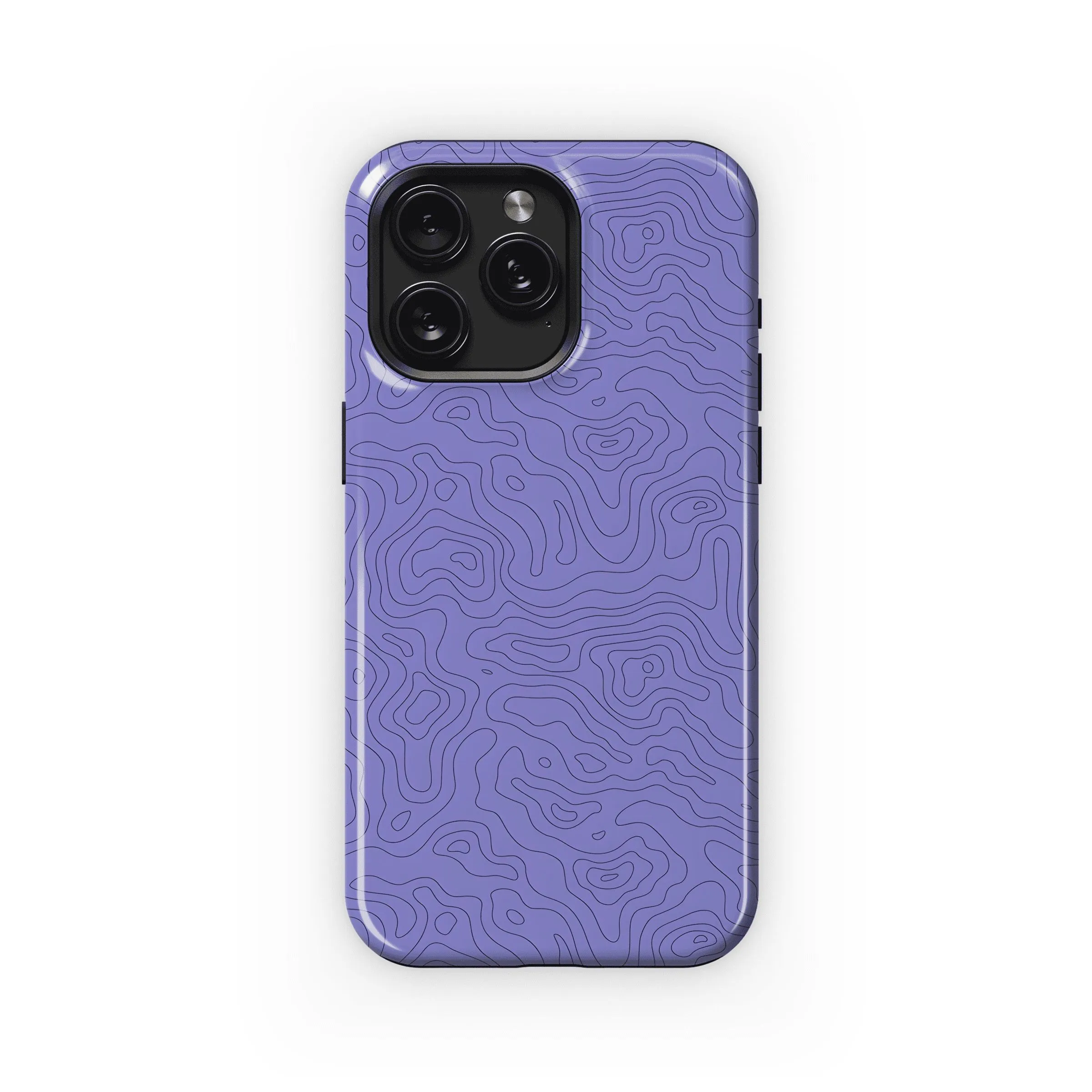 Purple Topographic Lines
 Phone Case iPhone Samsung Cover Pixel 4471