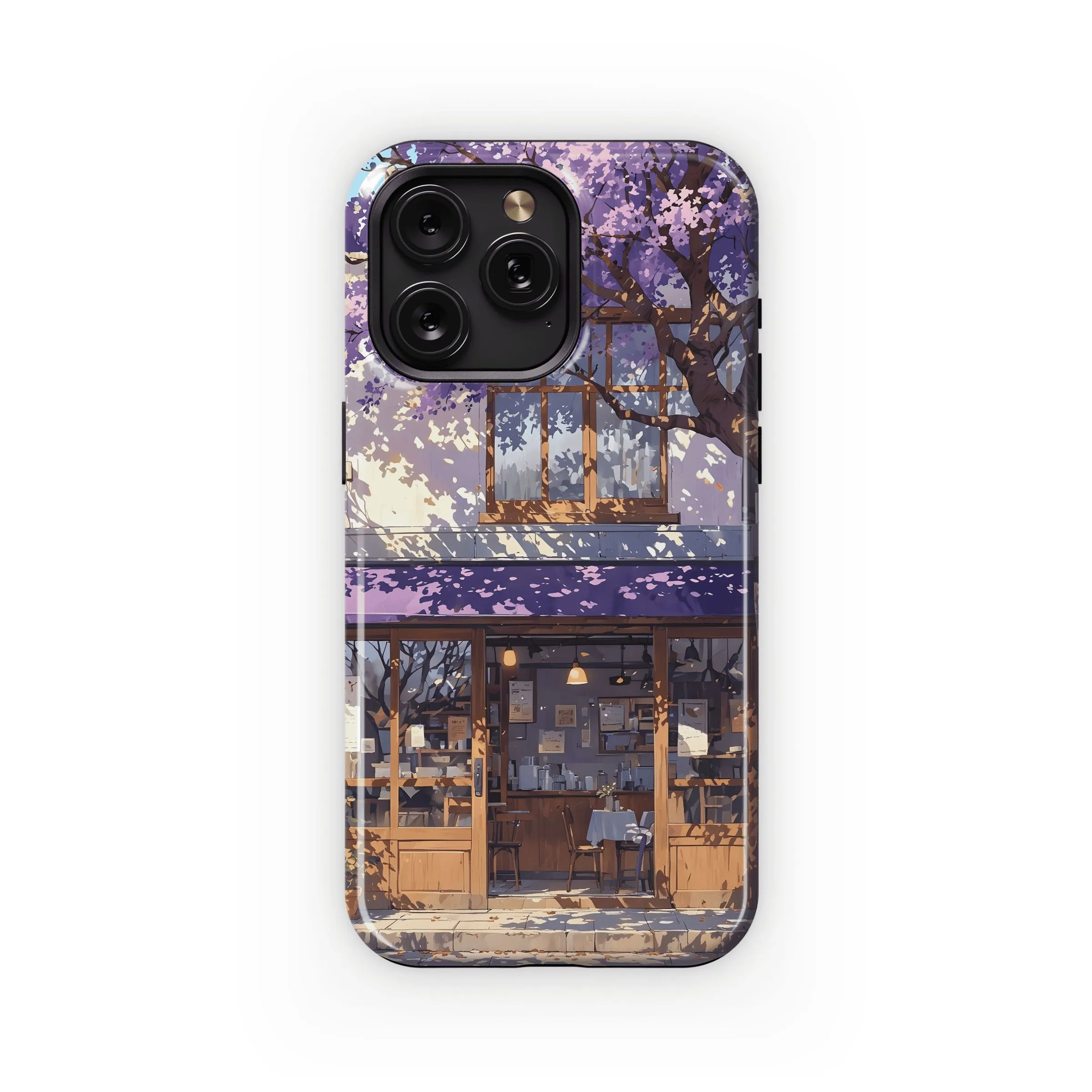 Purple Tree Cafe
 Phone Case iPhone Samsung Cover Pixel 4547