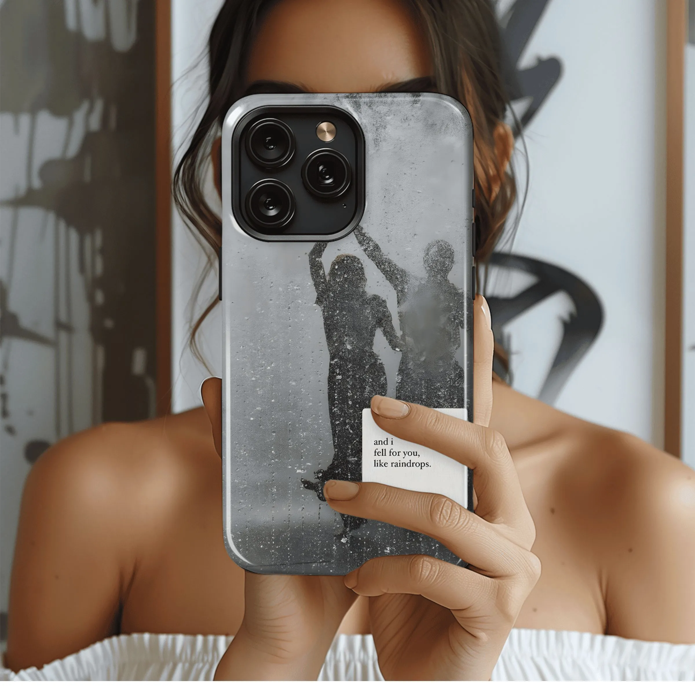 Raindrops and romance
 Phone Case iPhone Samsung Cover Pixel 4632