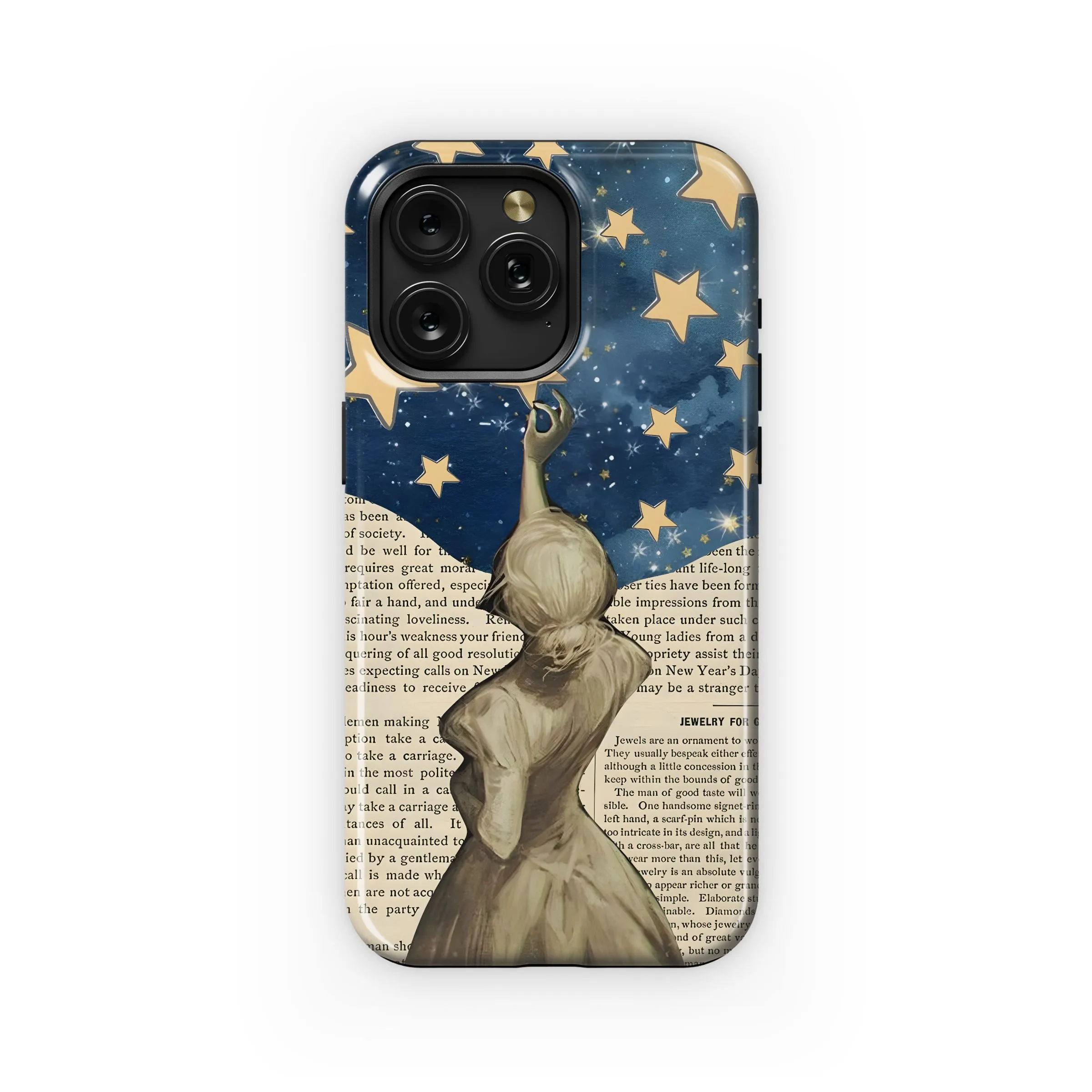 Reach for the Stars Vintage Phone Case iPhone Samsung Cover Pixel 4971