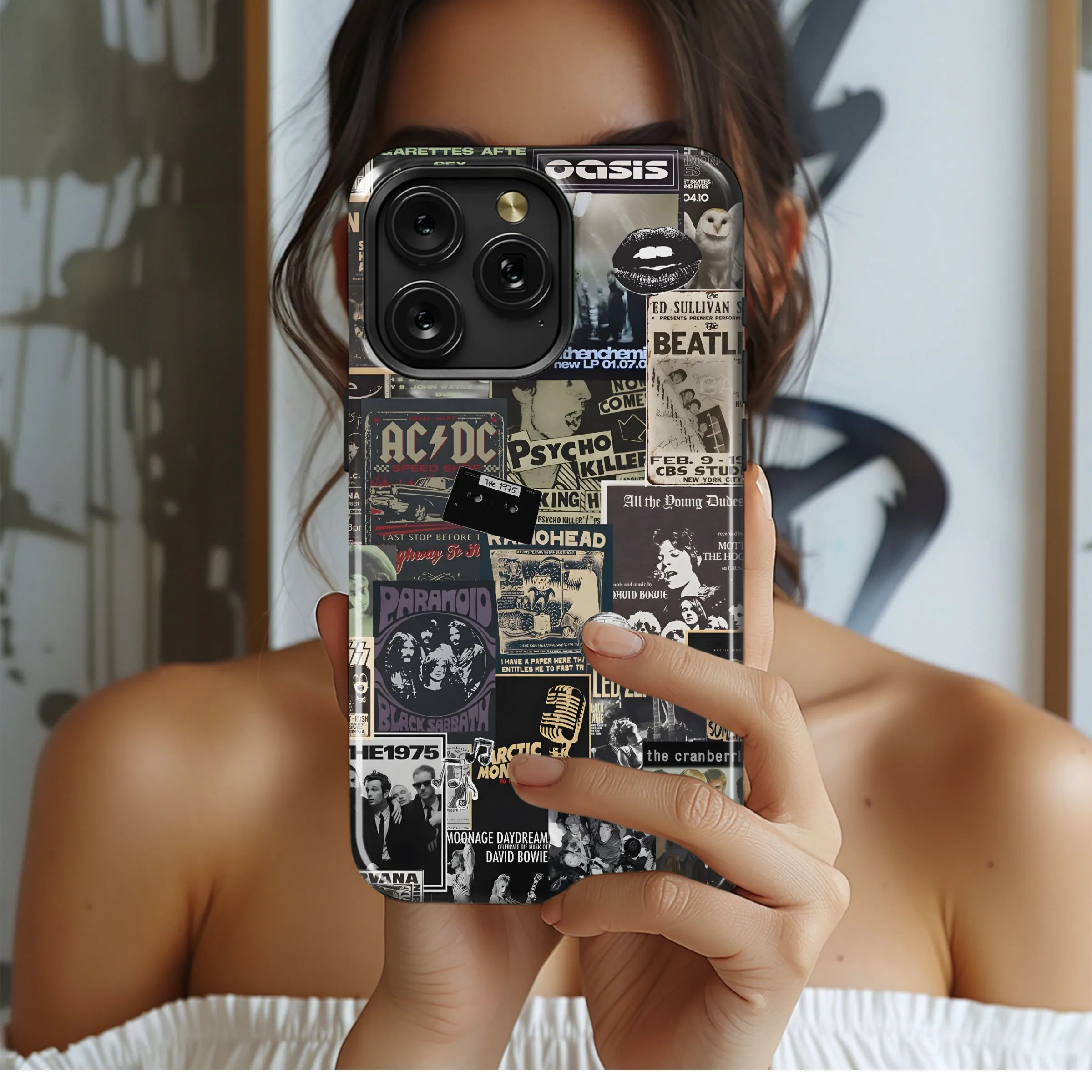 Rock 'n' Roll Collage Art Phone Case iPhone Samsung Cover Pixel 4805