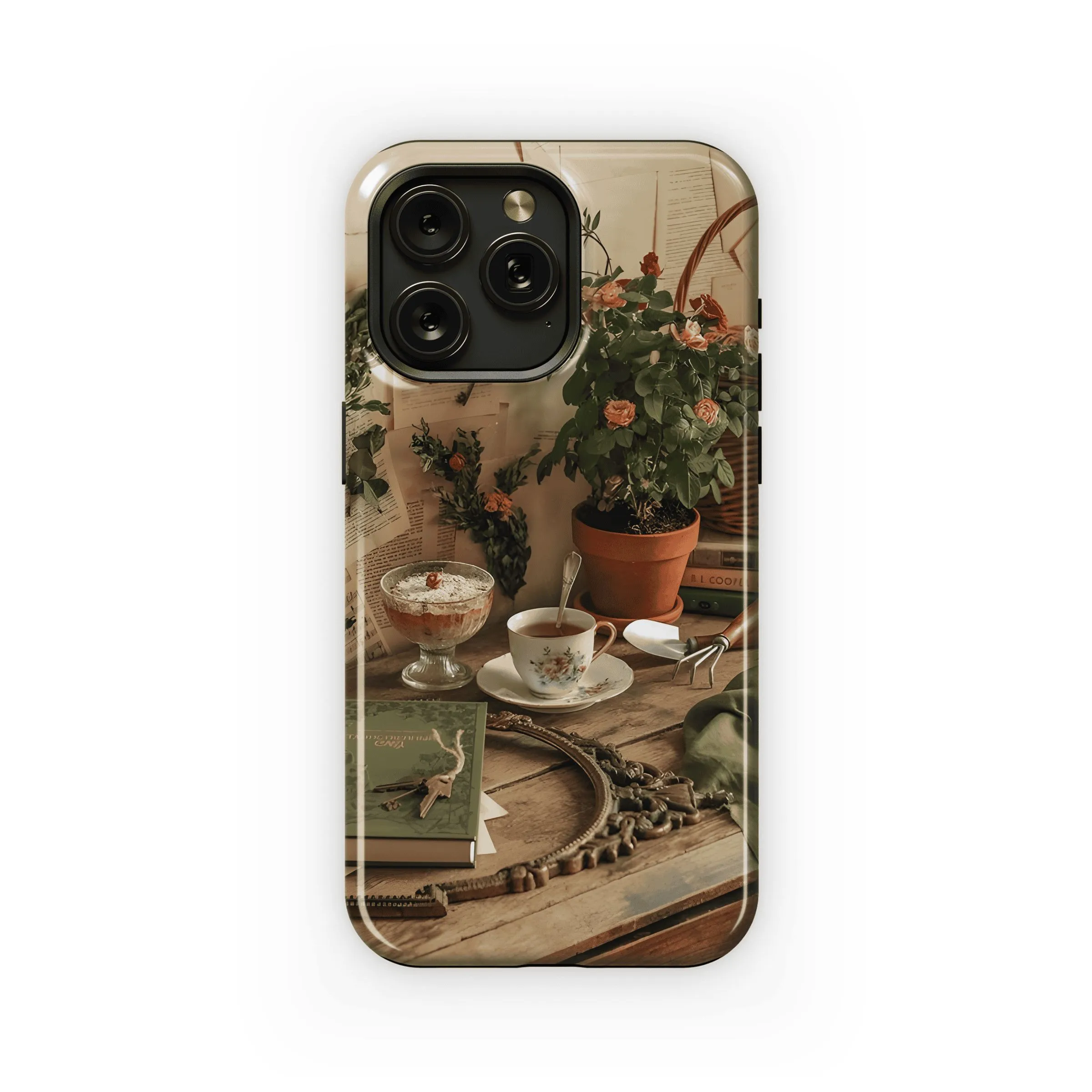 Rustic Floral Garden Charm
 Phone Case iPhone Samsung Cover Pixel 4637