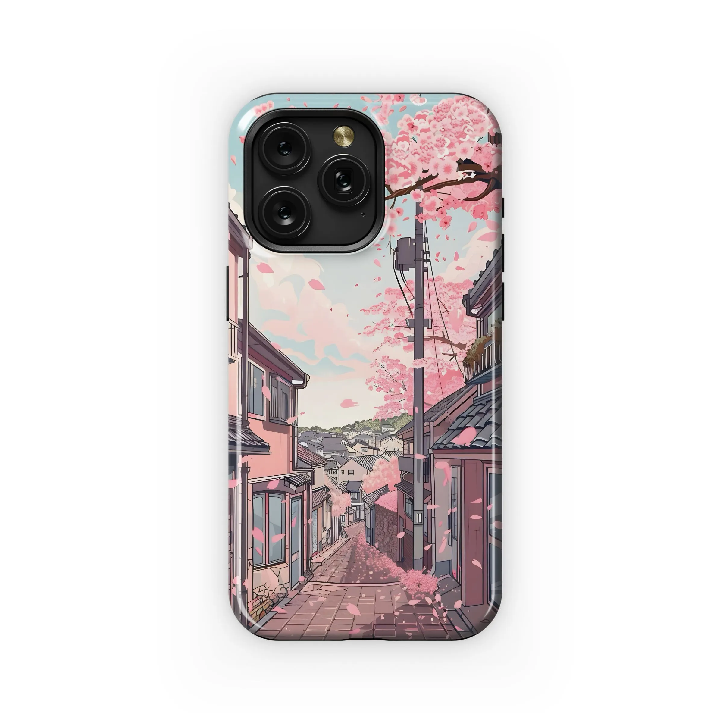 Sakura Alley Bloom
 Phone Case iPhone Samsung Cover Pixel 5460