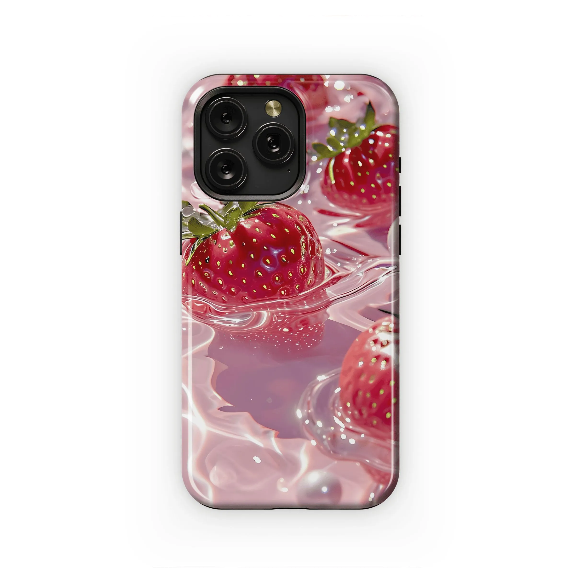 Strawberry Milk Splash
 Phone Case iPhone Samsung Cover Pixel 4610