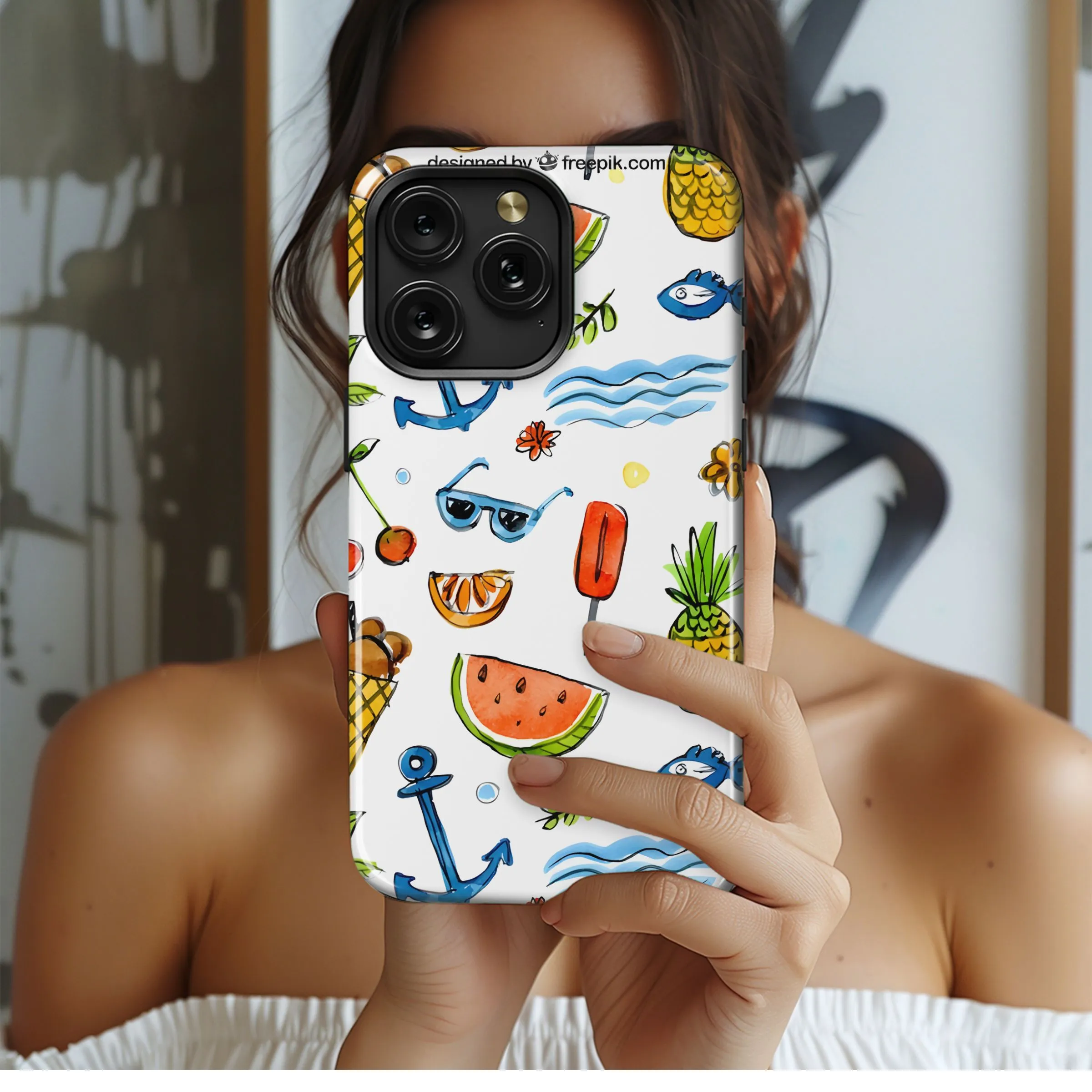 Summer Beach Delights Phone Case iPhone Samsung Cover Pixel 5293