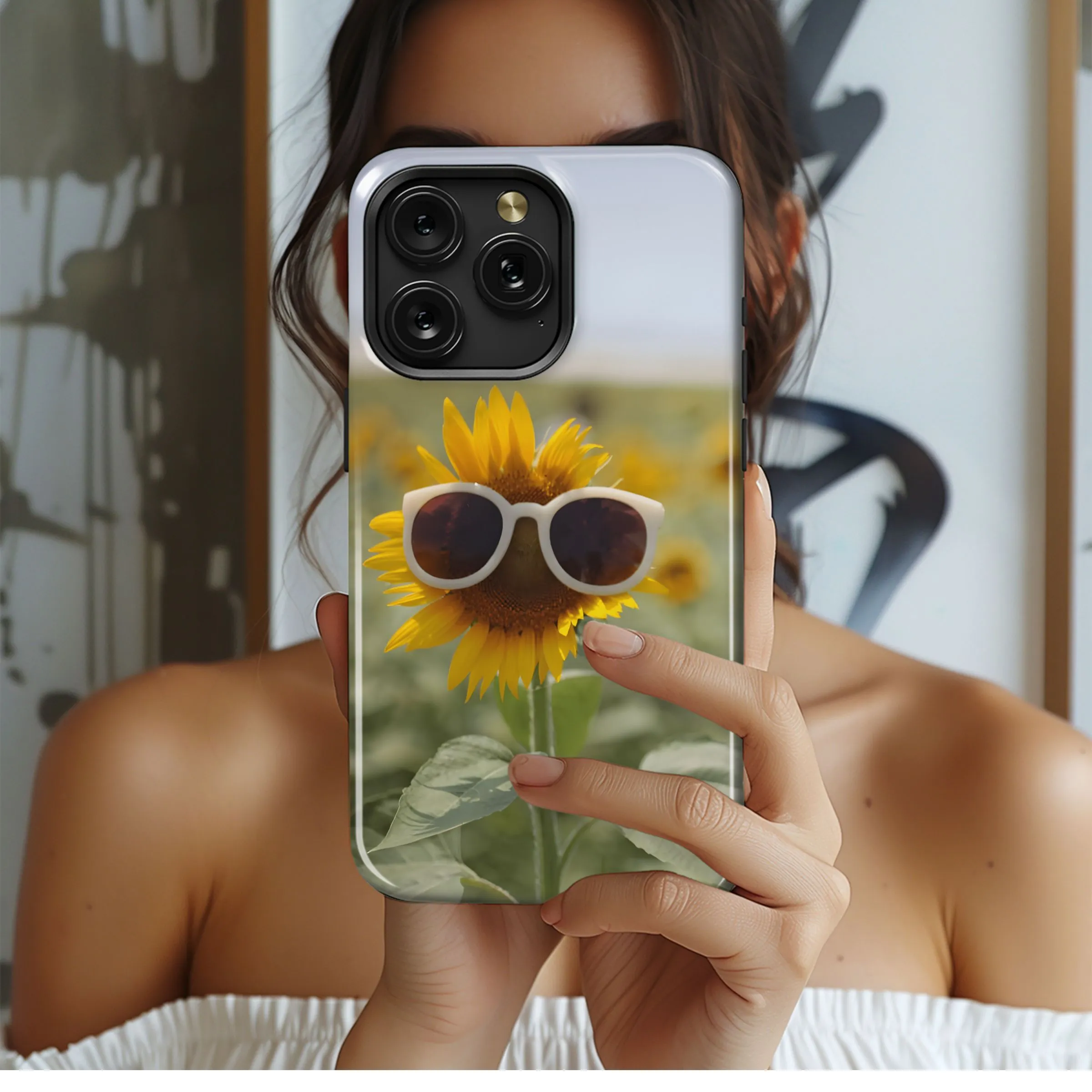 Sunflower Shades
 Phone Case iPhone Samsung Cover Pixel 4712