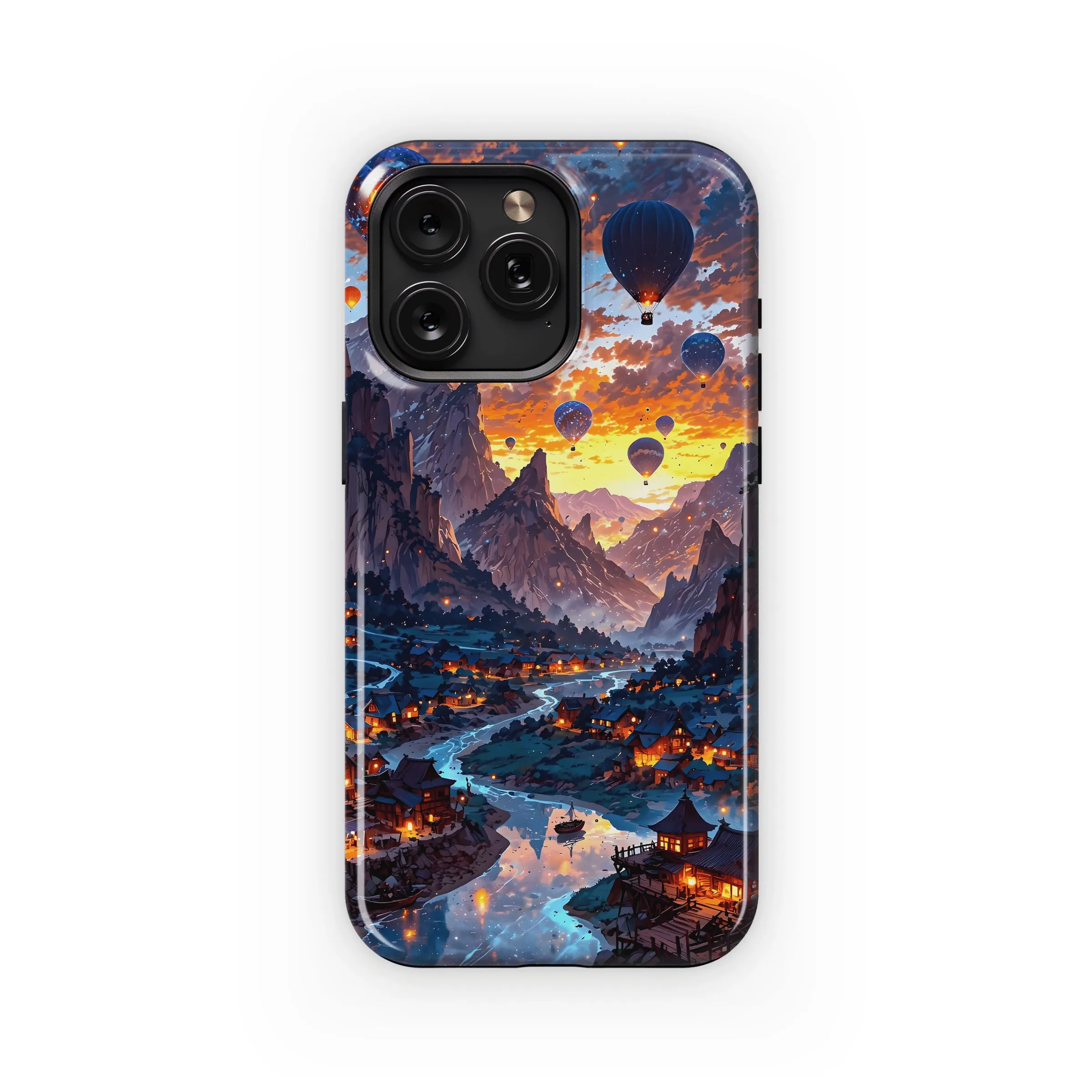 Sunset Hot Air Balloons
 Phone Case iPhone Samsung Cover Pixel 4519