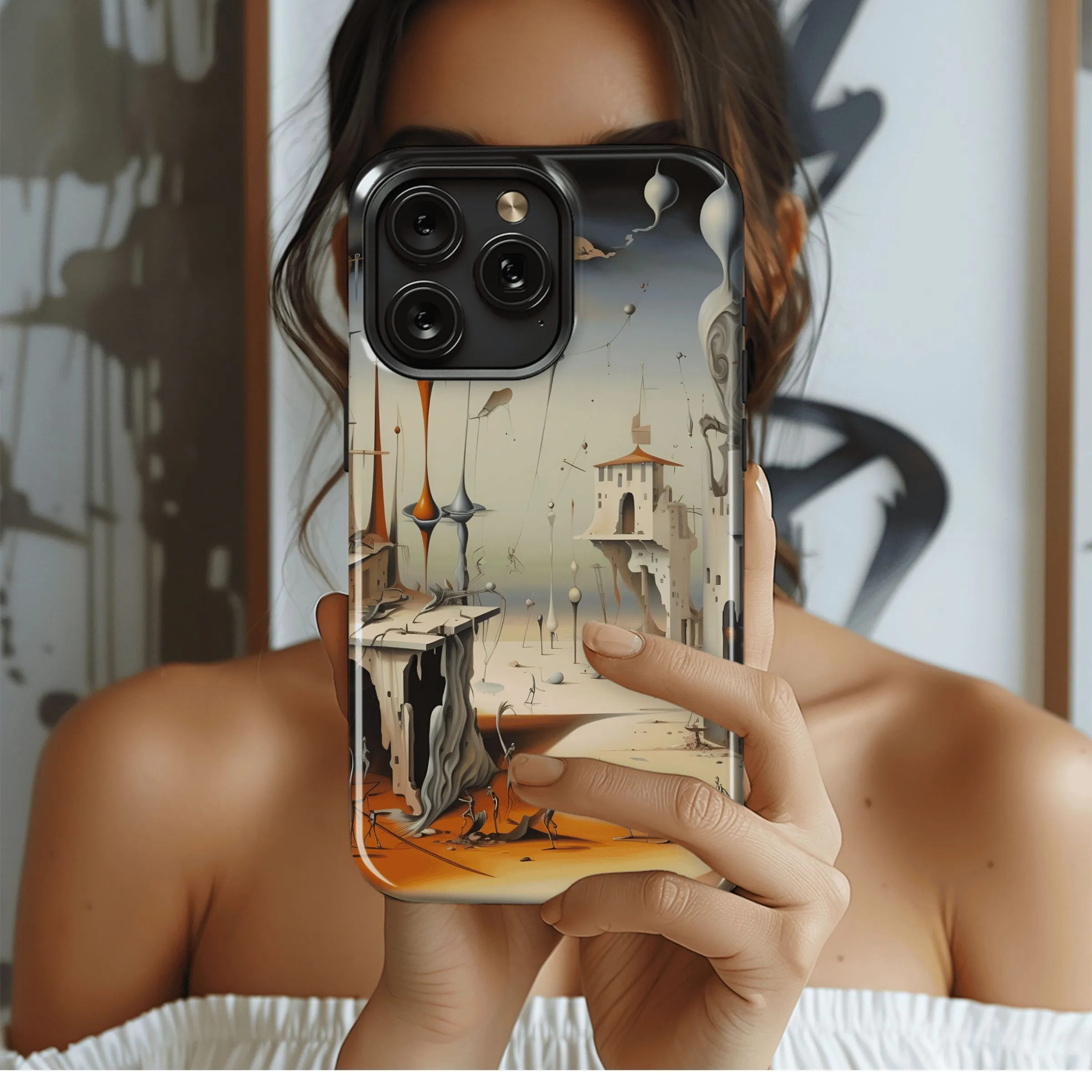Surrealist Dreamscape Art
 Phone Case iPhone Samsung Cover Pixel 4455