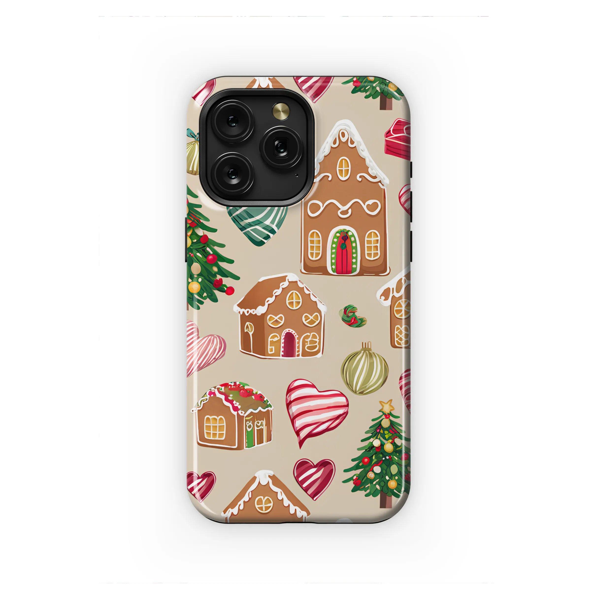 Sweet Holiday Gingerbread Dream Design Phone Case iPhone Samsung Cover Pixel 8073 - Image 1