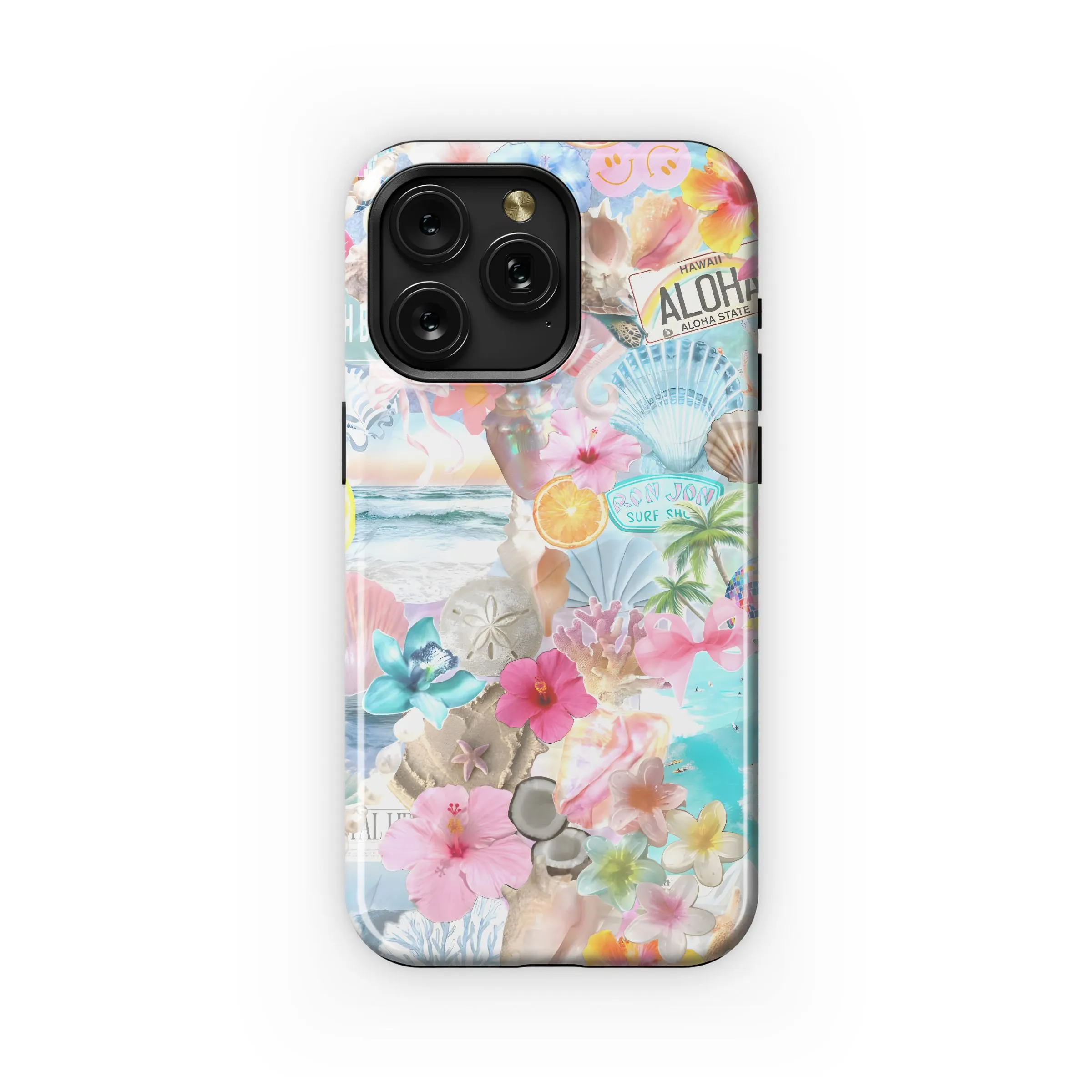 Tropical Beach Collage Vibes Phone Case iPhone Samsung Cover Pixel 5043